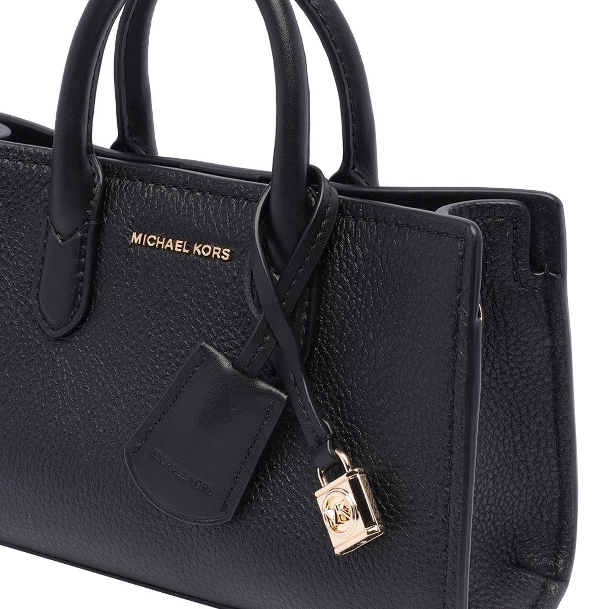 Shop Michael Michael Kors Scarlett Extra-small Crossbody Bag In Black