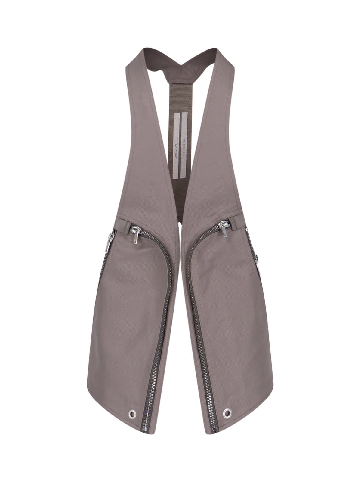 Rick Owens Bauhaus Waistcoat In Grey