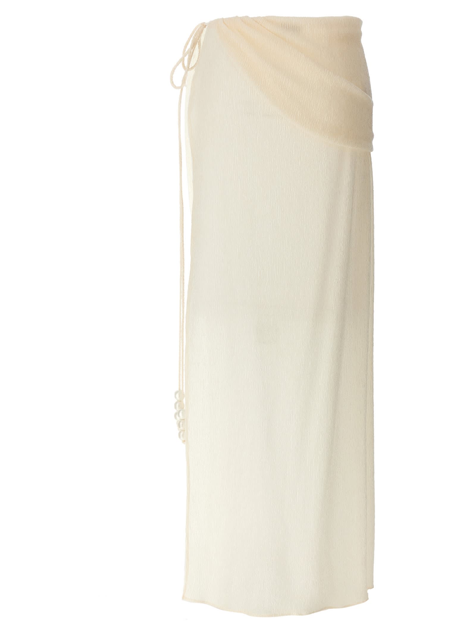 Shop Magda Butrym 03 Skirt In White