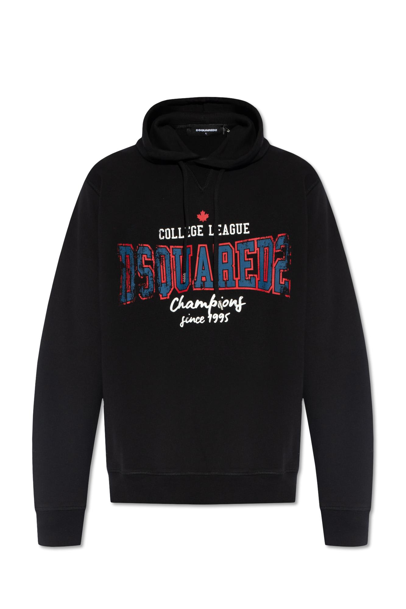 Shop Dsquared2 Hoodie With Logo In Black