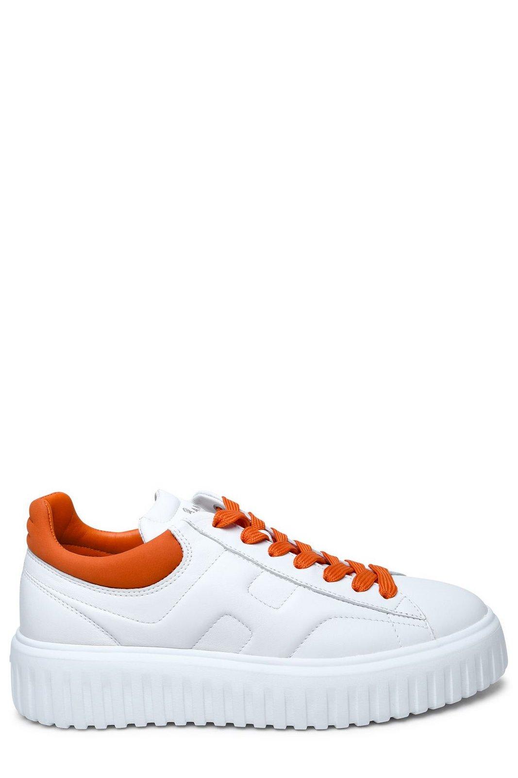 Shop Hogan H631 Low-top Sneakers In White