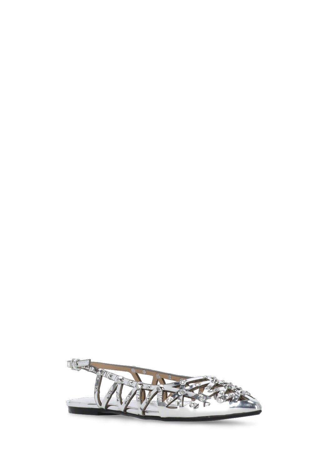 Ash Bazaar Slingback Stud Embellished Sandals