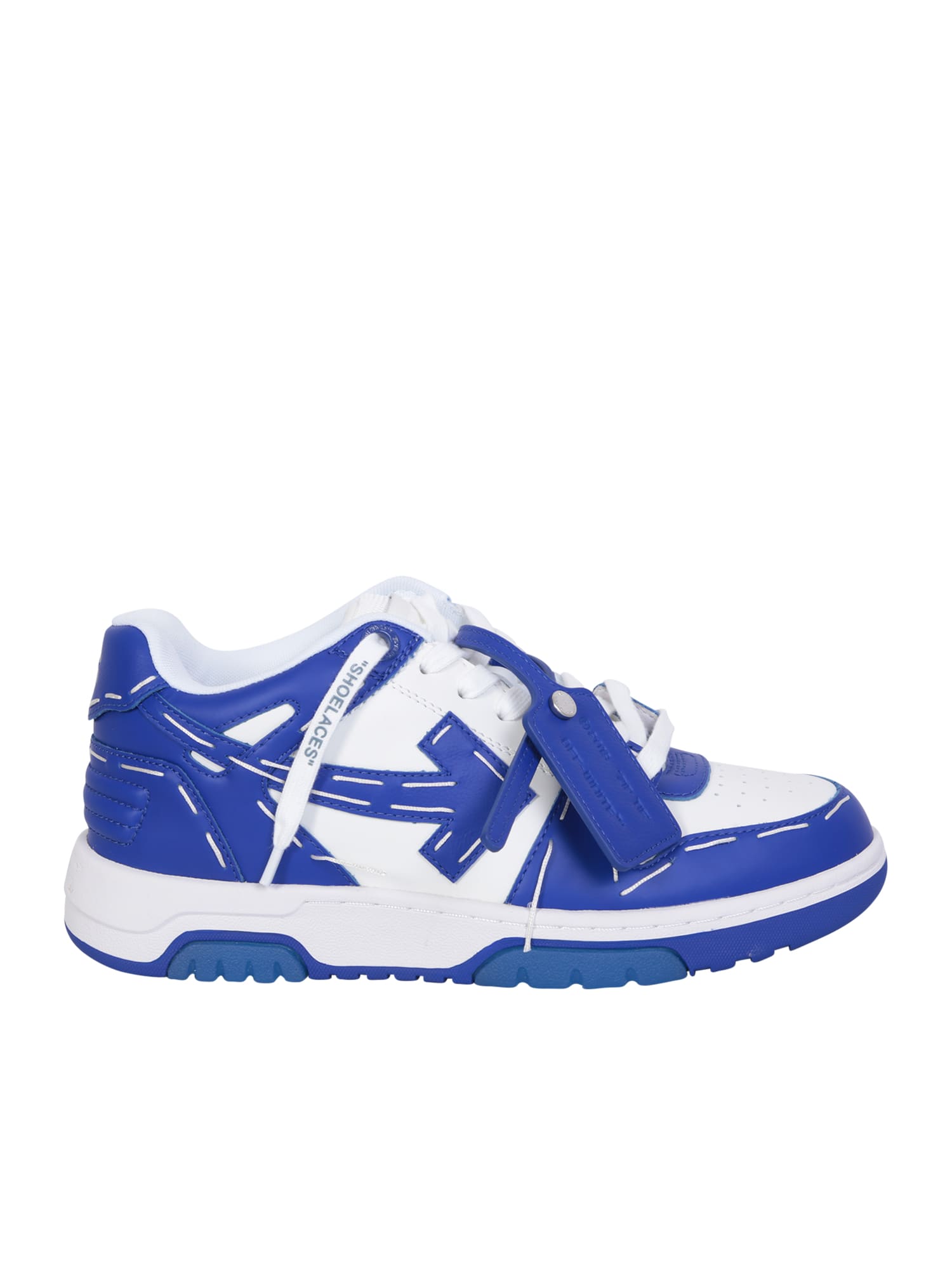 OFF-WHITE WHITE/ BLUE SNEAKERS OUT OF OFFICE