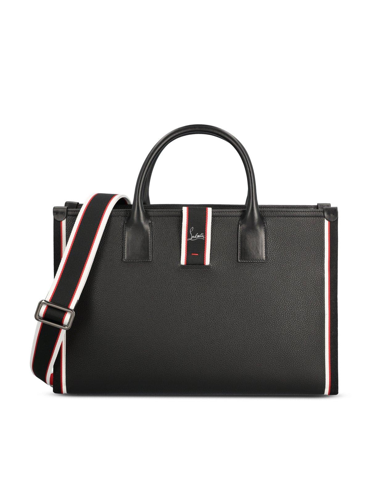 Shop Christian Louboutin Nastroloubi F.a.v. Tote Bag In Black/multi/black