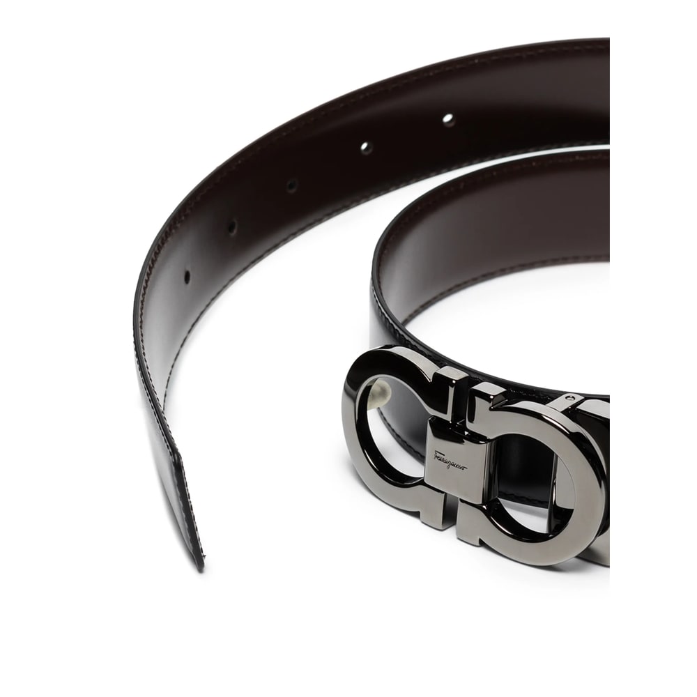 Ferragamo Belts In Black