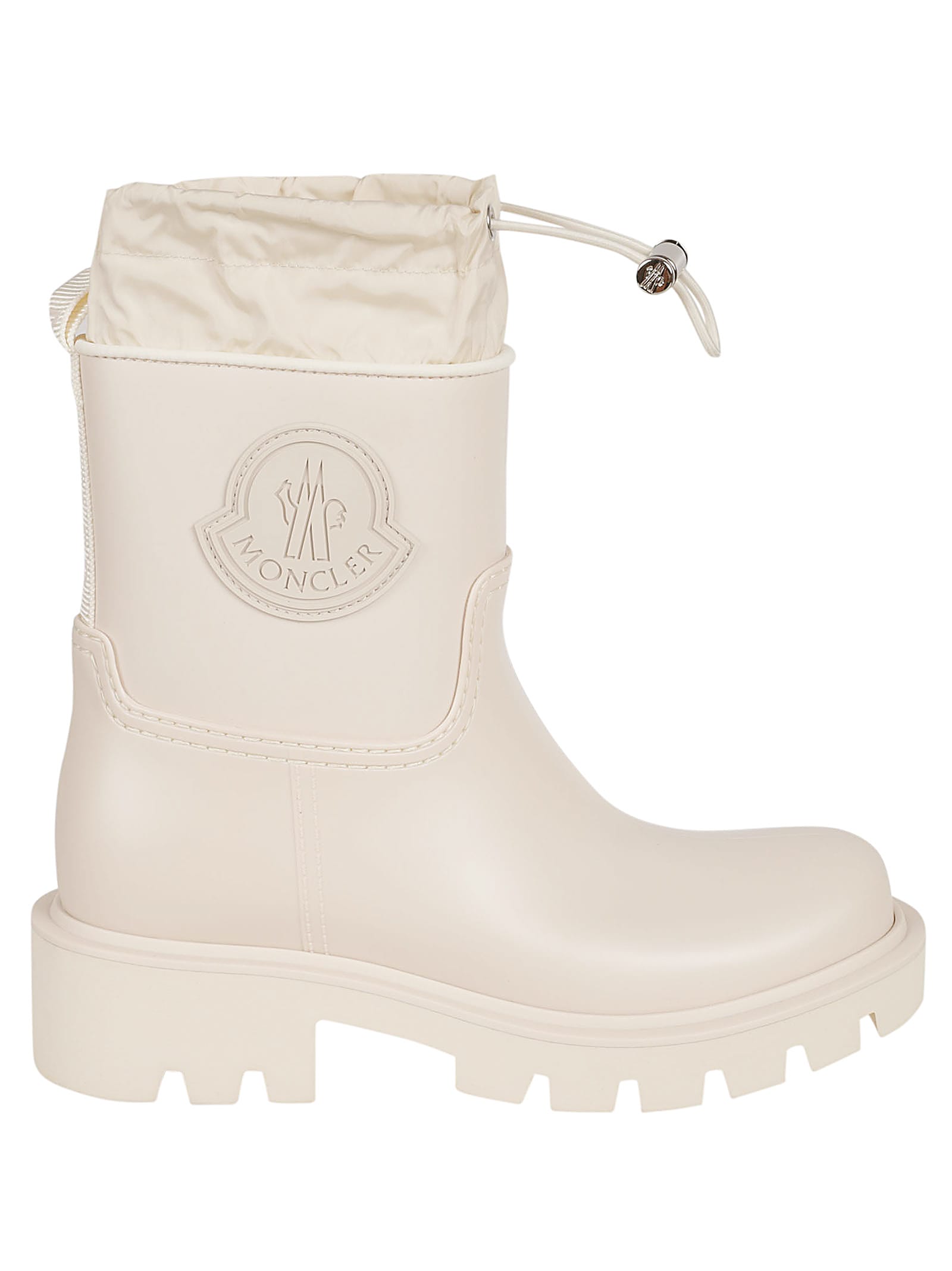 Shop Moncler Kickstream Boots In White