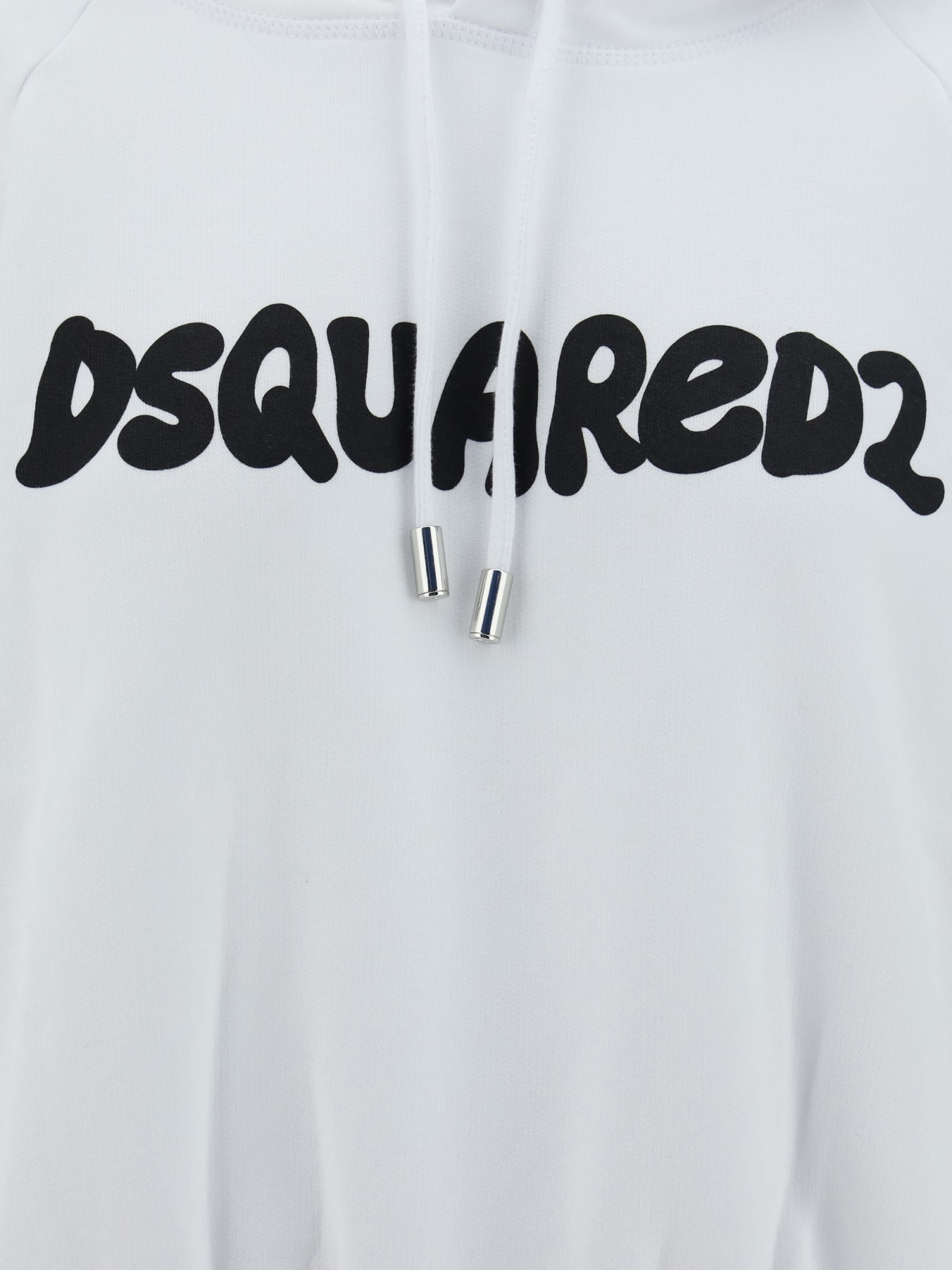 Shop Dsquared2 Hoodie In Bianco