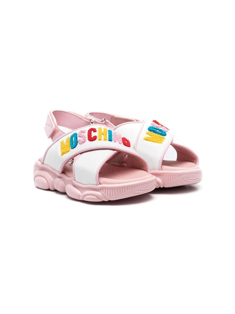 Moschino Crossover Sandals With Tear