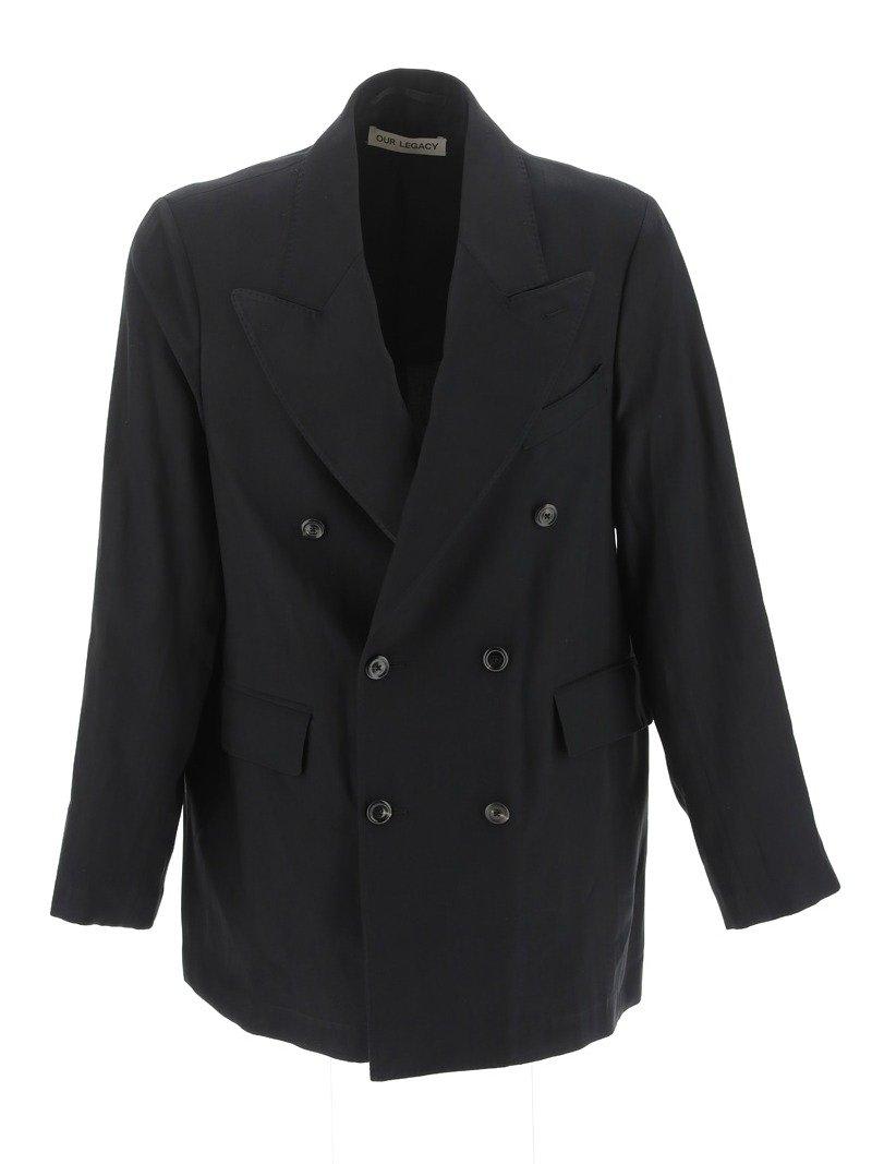 Long-sleeved Double-breasted Blazer