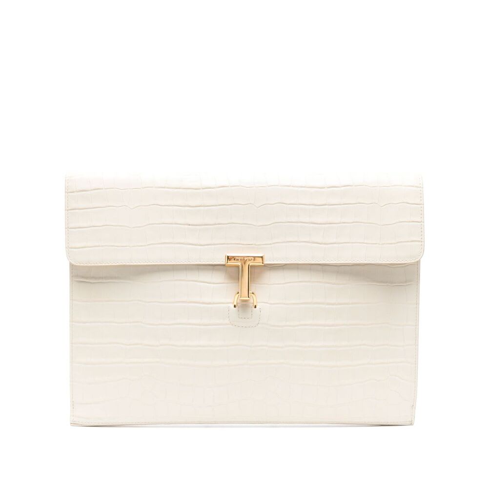 Shop Tom Ford Bum Bag In Neutrals