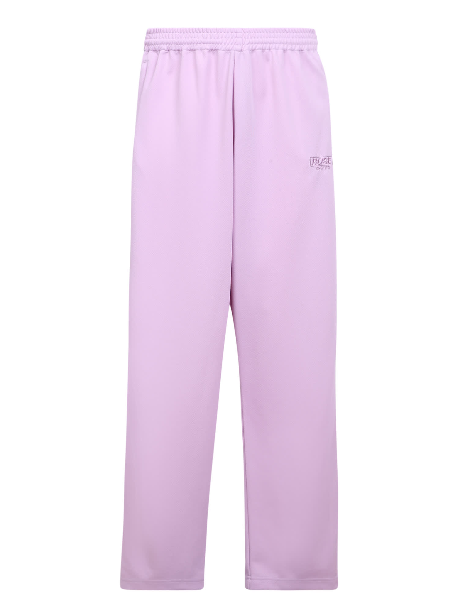 Shop Martine Rose Logo-tape Track Pants In Purple