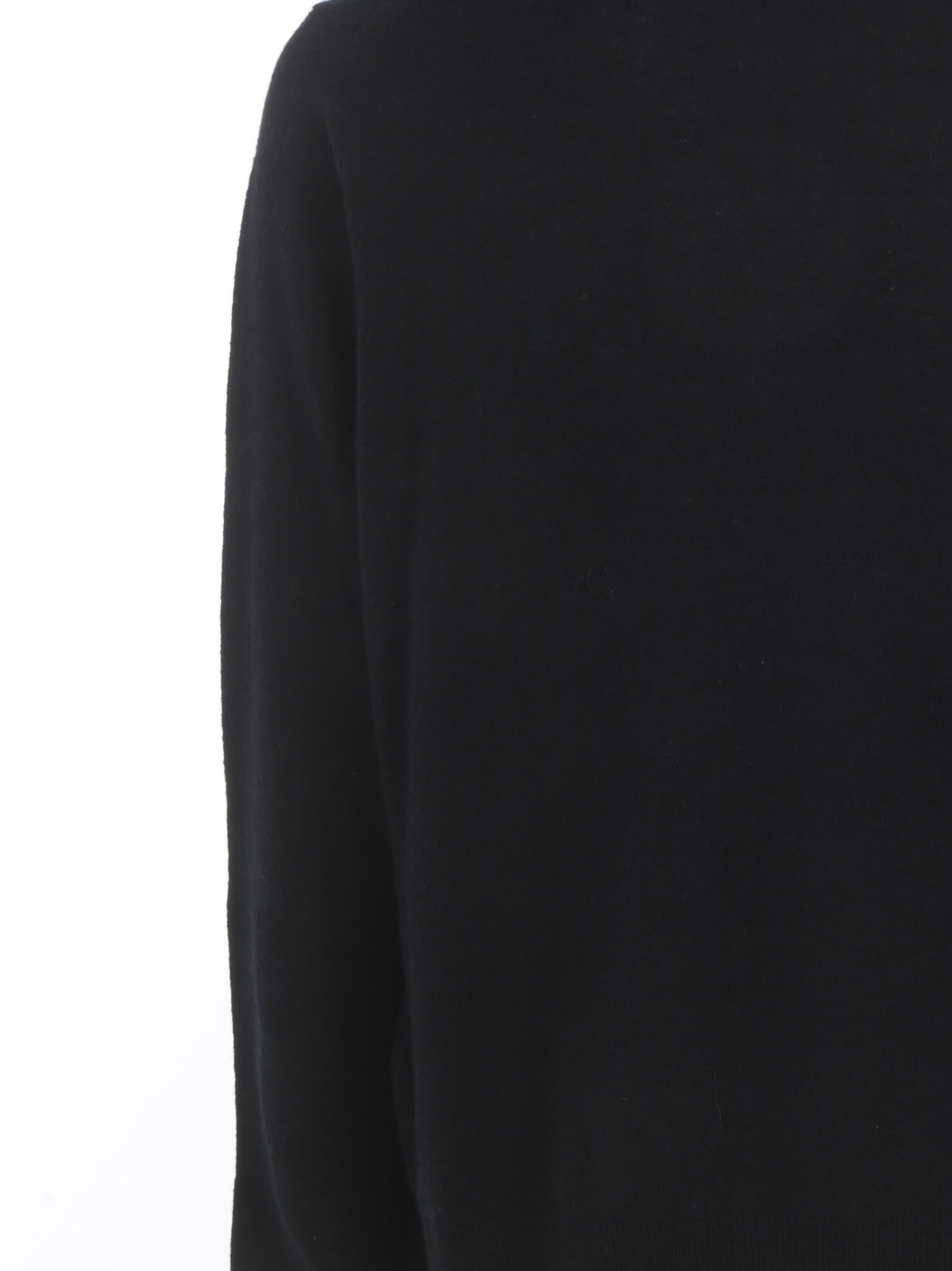 Shop Acne Studios C-neck Knit In Black