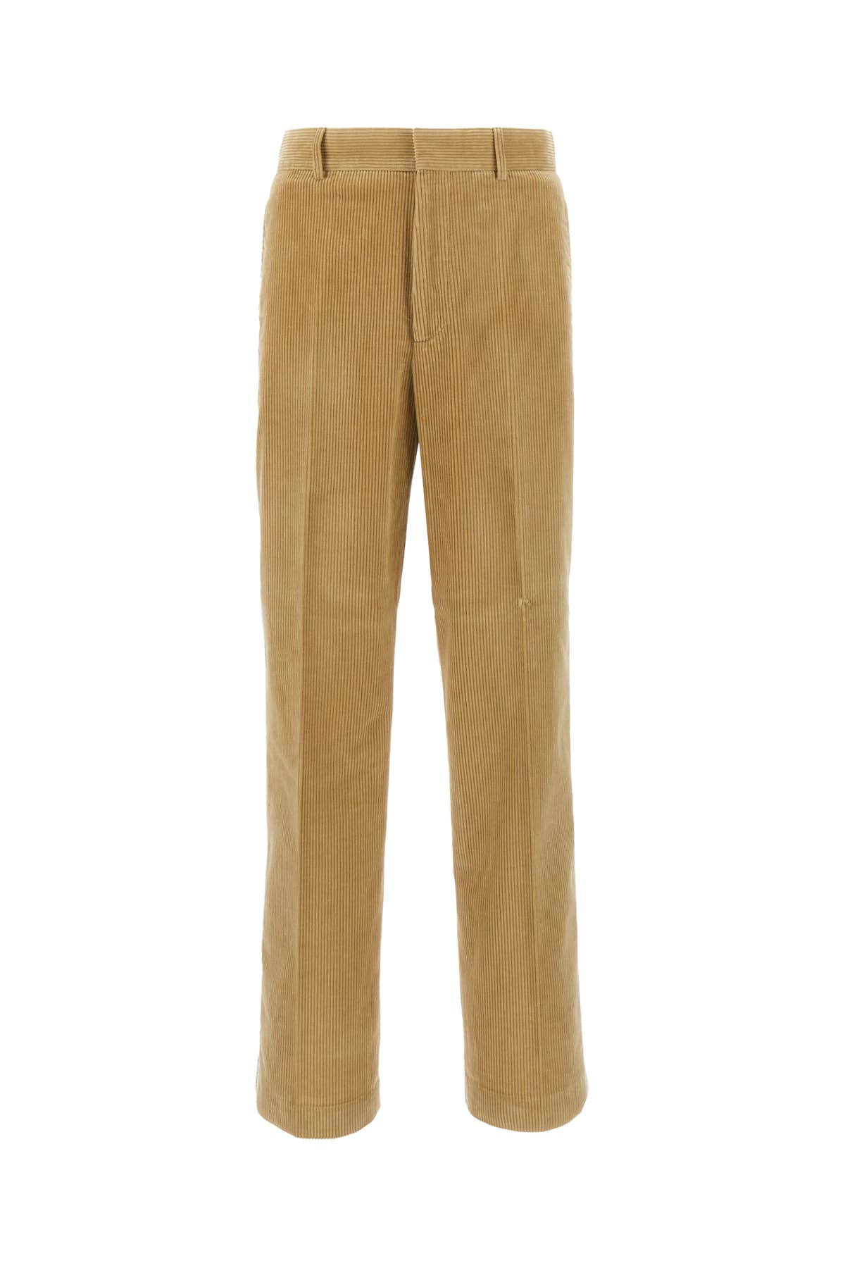 Shop Palm Angels Camel Corduroy Pants In 6103