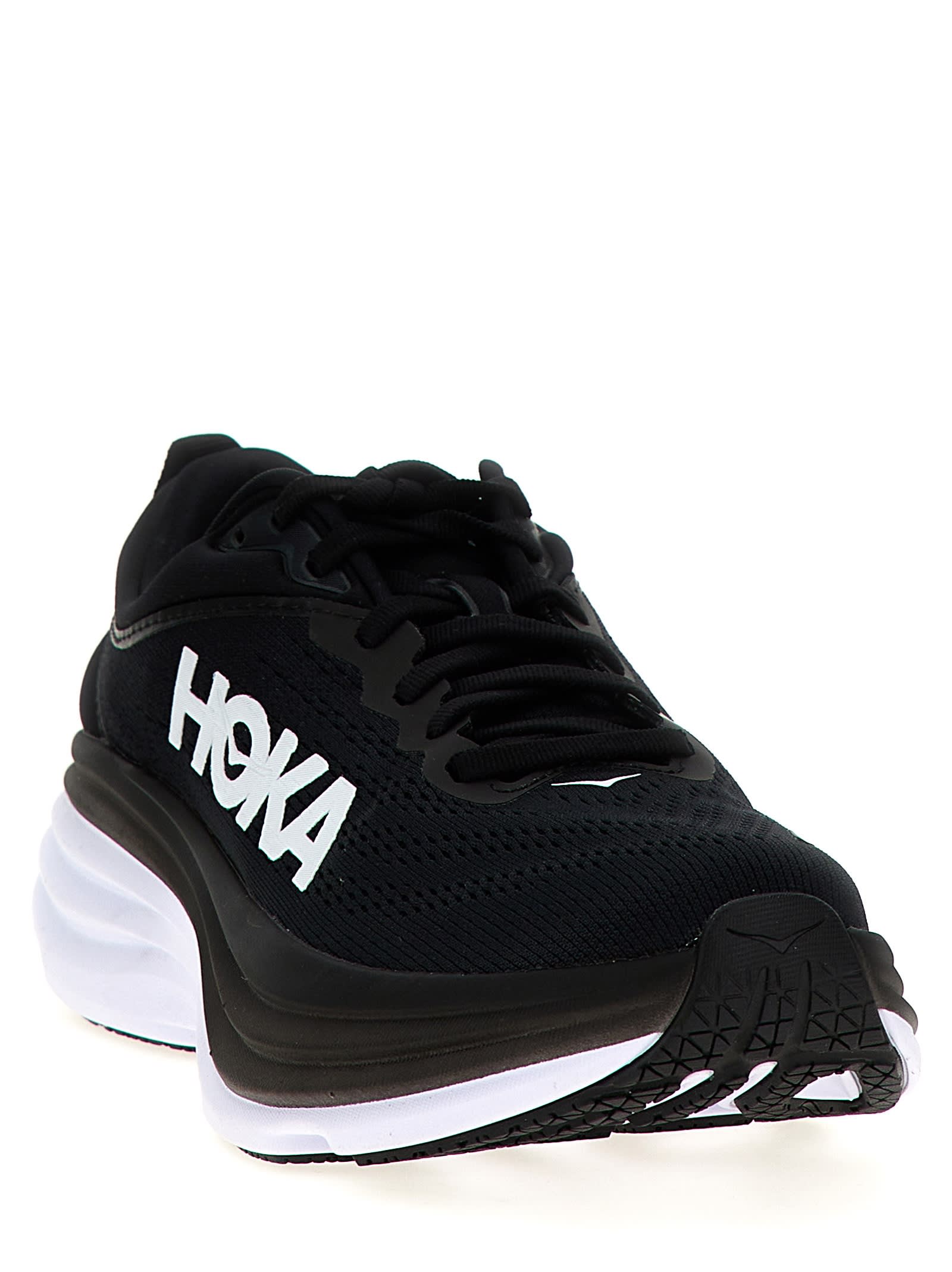 Hoka Black Logo Sneakers