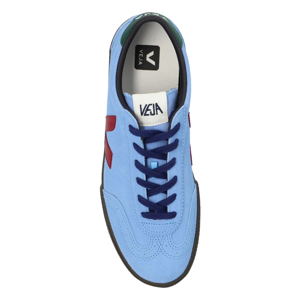 Veja Man Sneakers Azure Size 12 Leather In Blue
