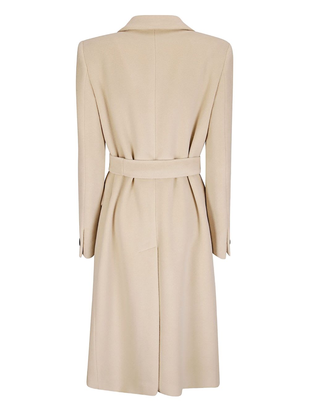 Tagliatore Wool Double-breasted Coat In Neutral