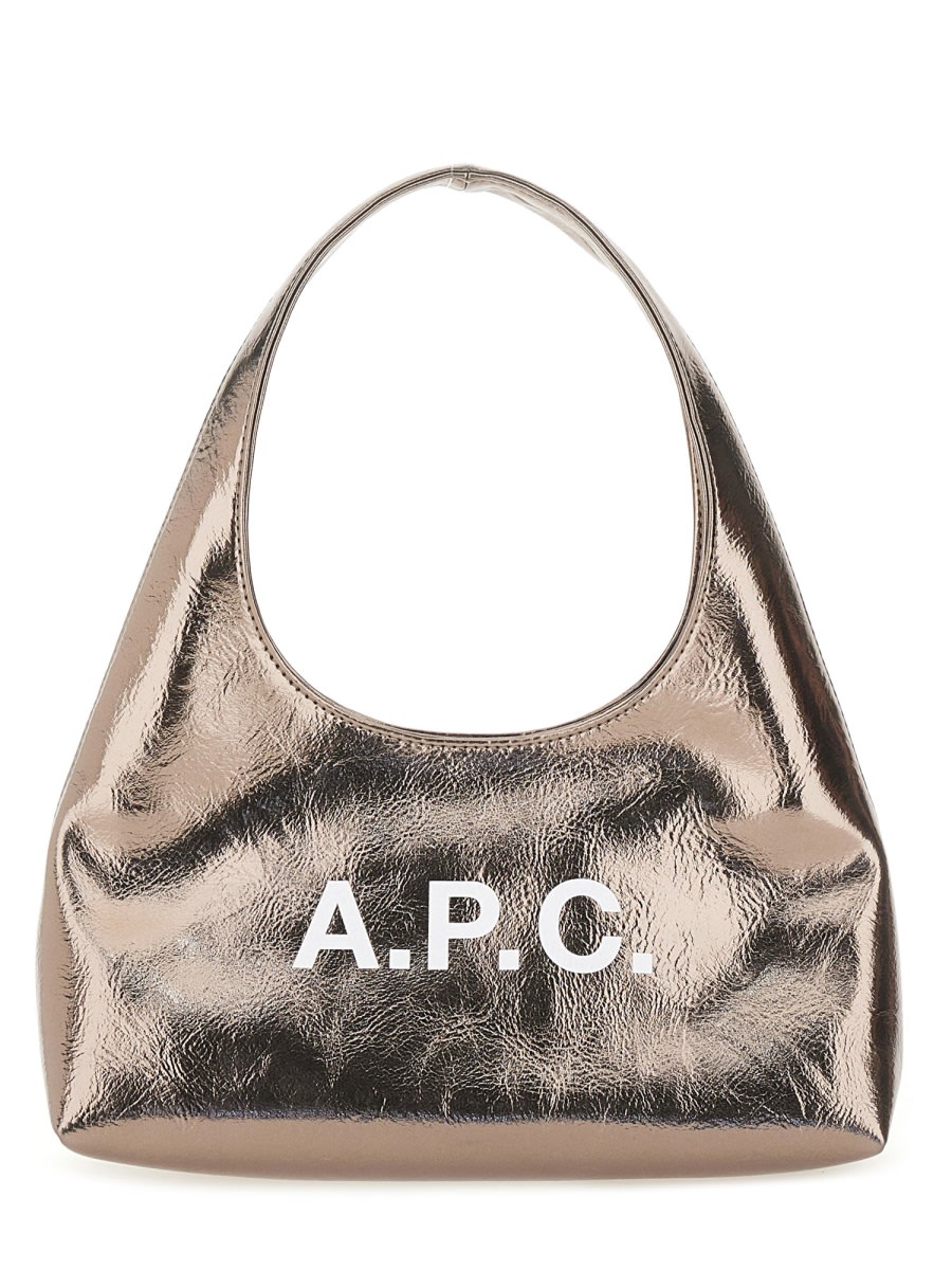 Apc Baby Ninon Bag With Logo In Nude