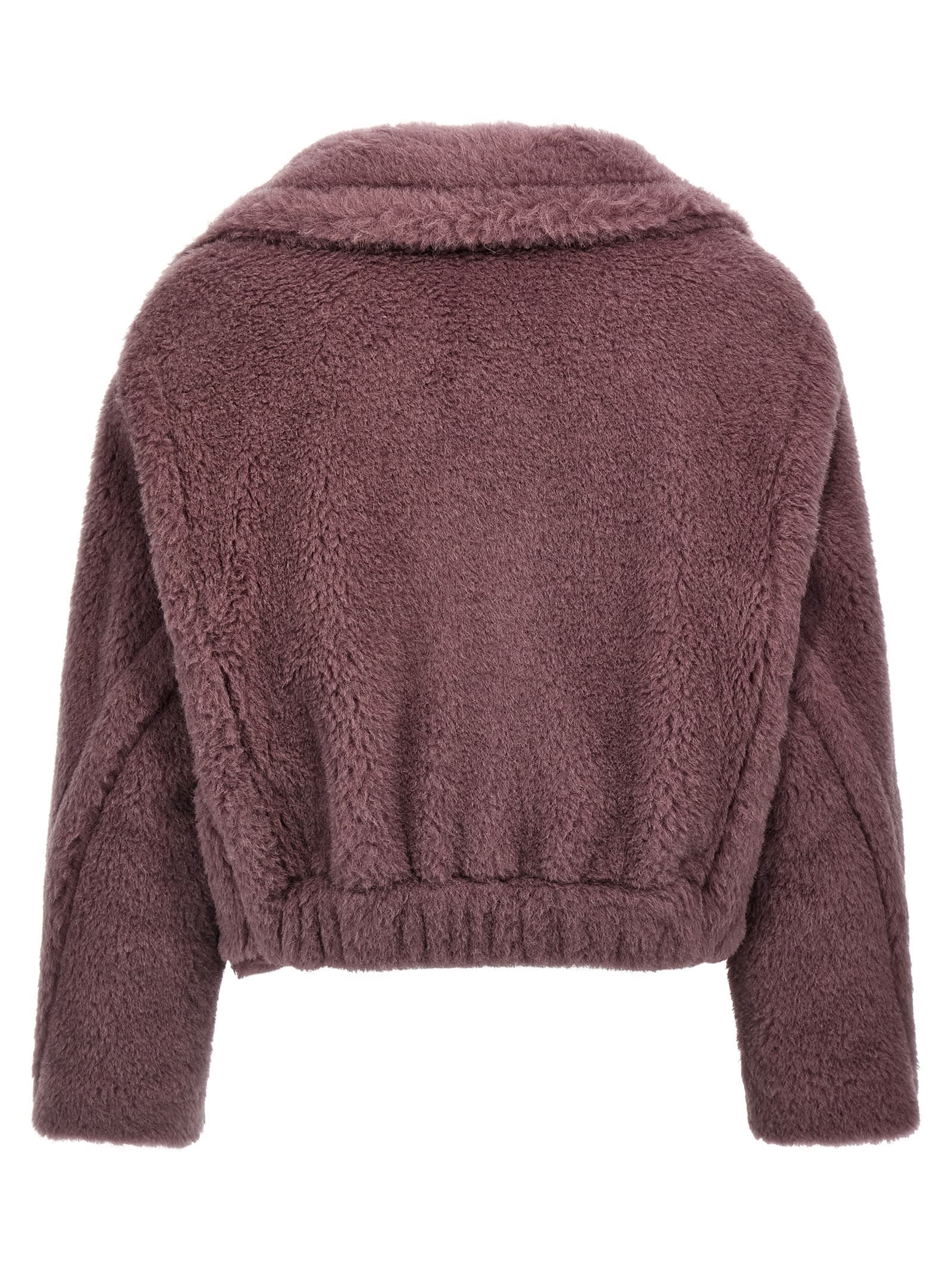 Max Mara Oggeri Casual Jackets And Parka Purple In Purple