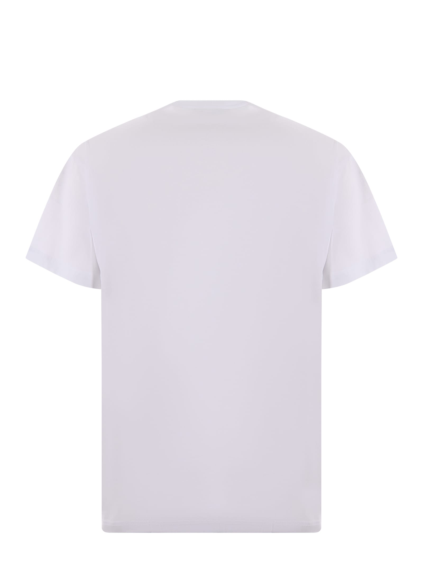 Shop Versace Jeans Couture T-shirt In White