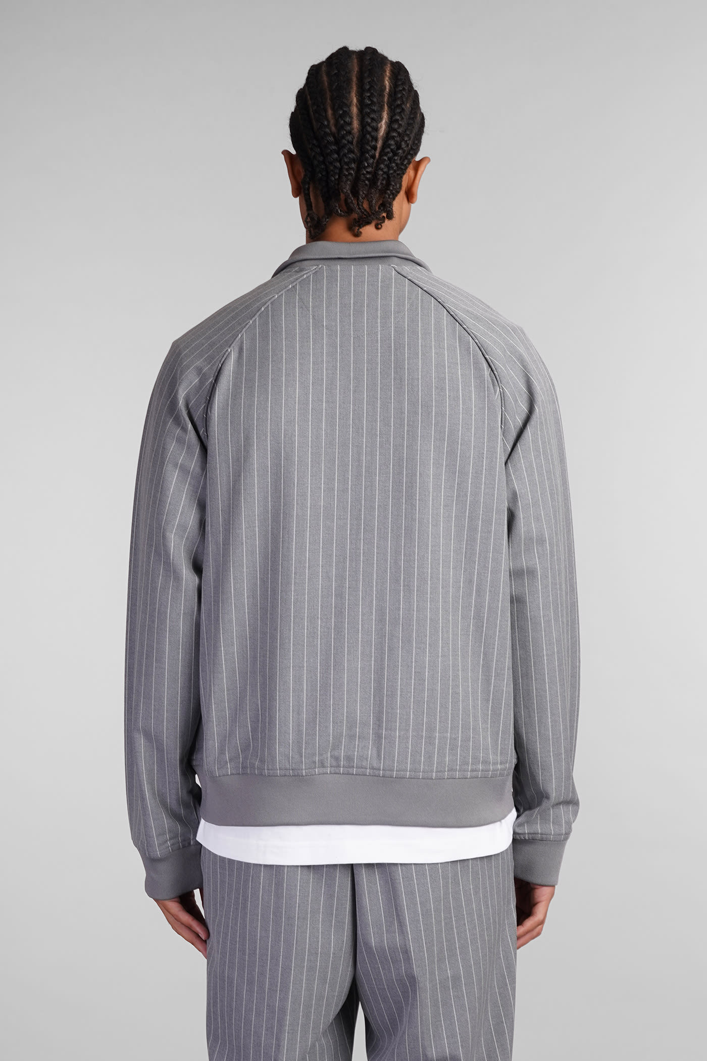 Shop Sergio Tacchini Sweatshirt In Grey Polyester