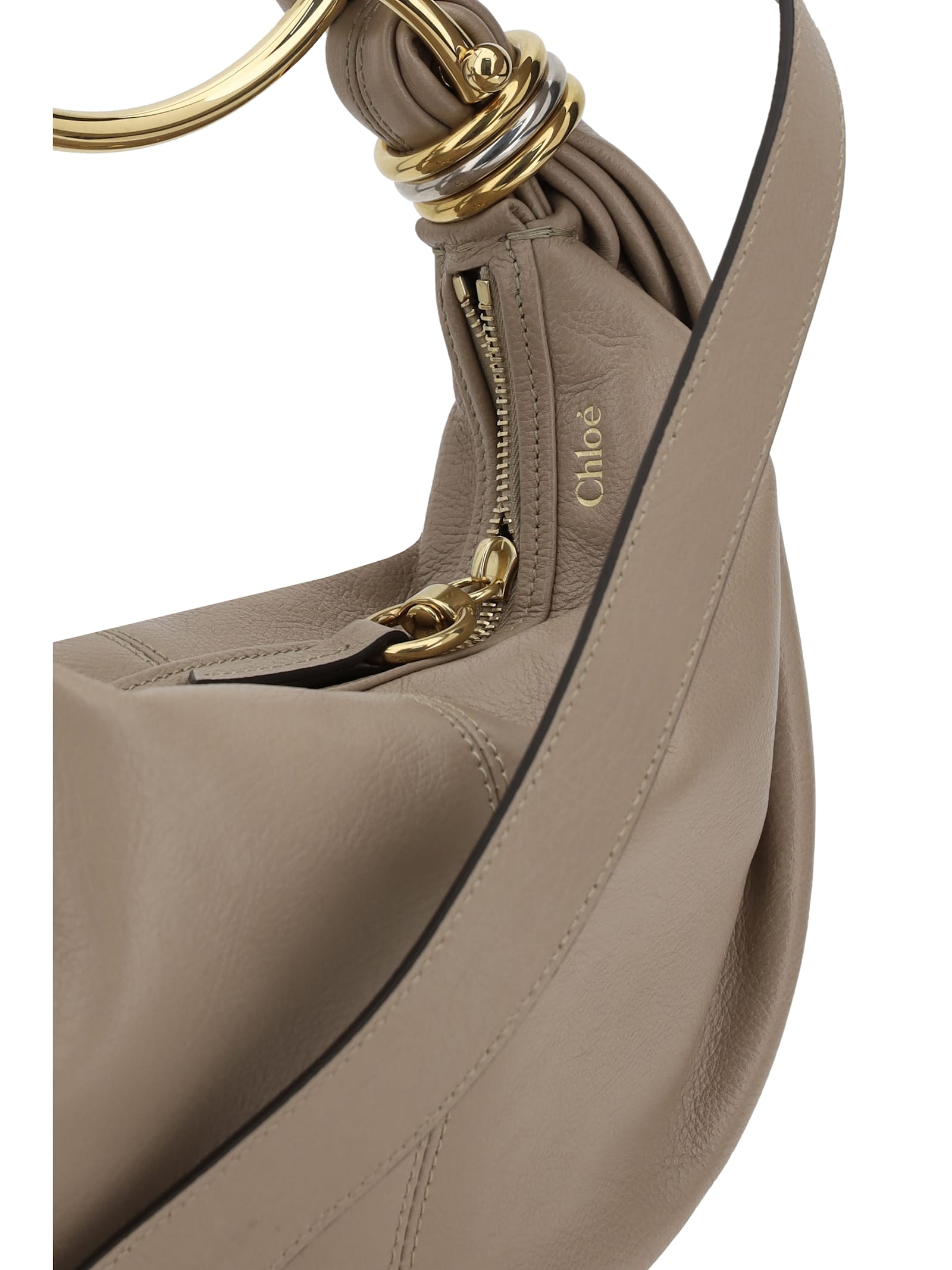 Chloé Bracelet Hobo Bag In Boyish Brown