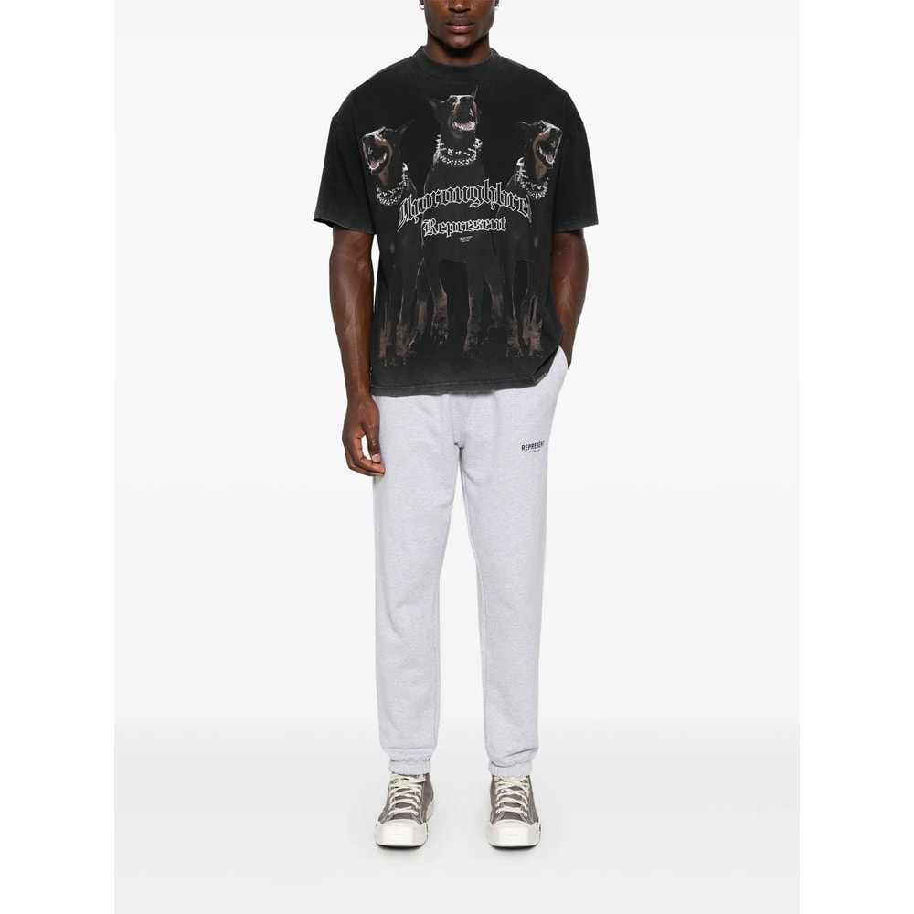 Represent Men's Thoroughbred T-shirt In Black