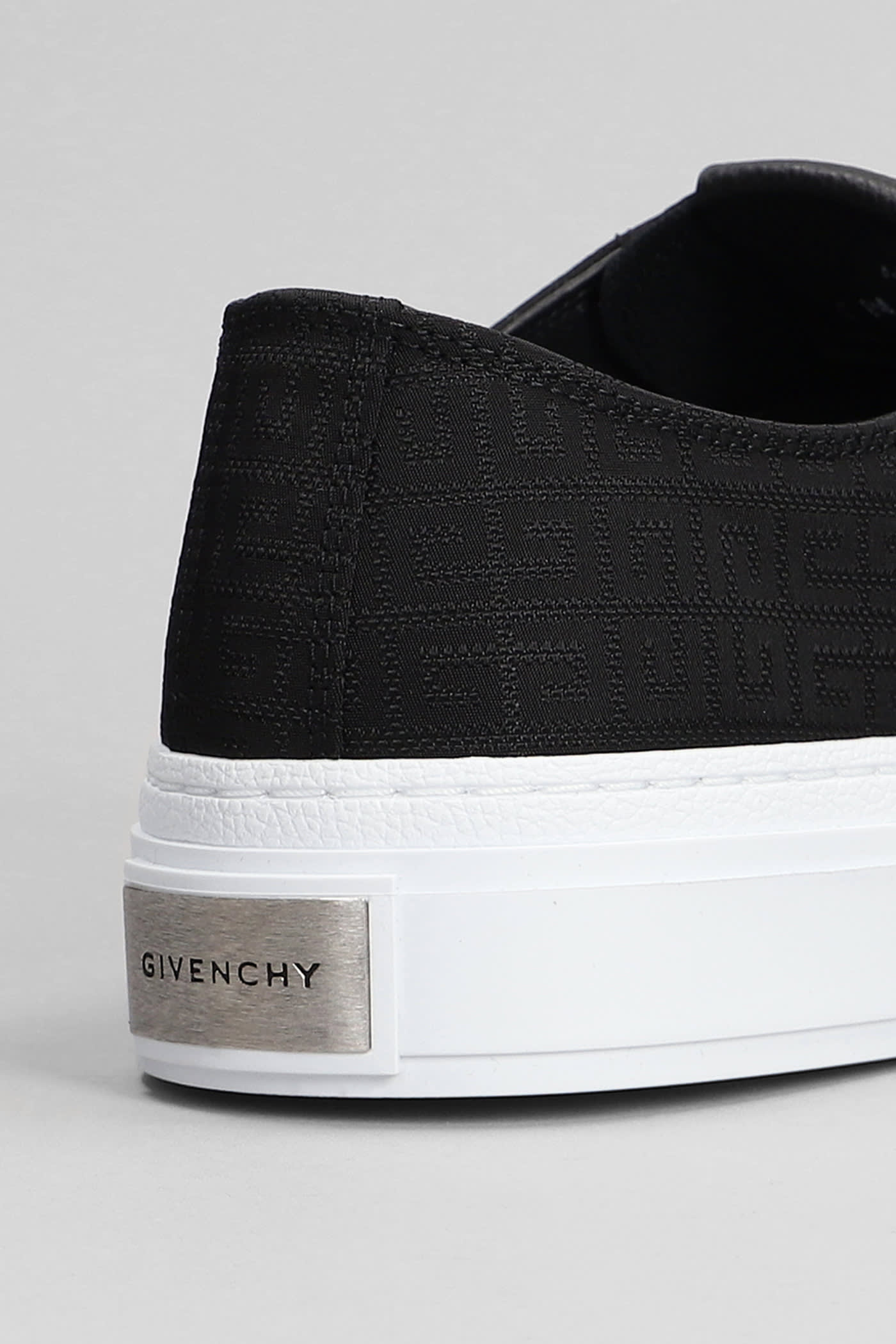 Shop Givenchy City Low Sneakers In Black Leather