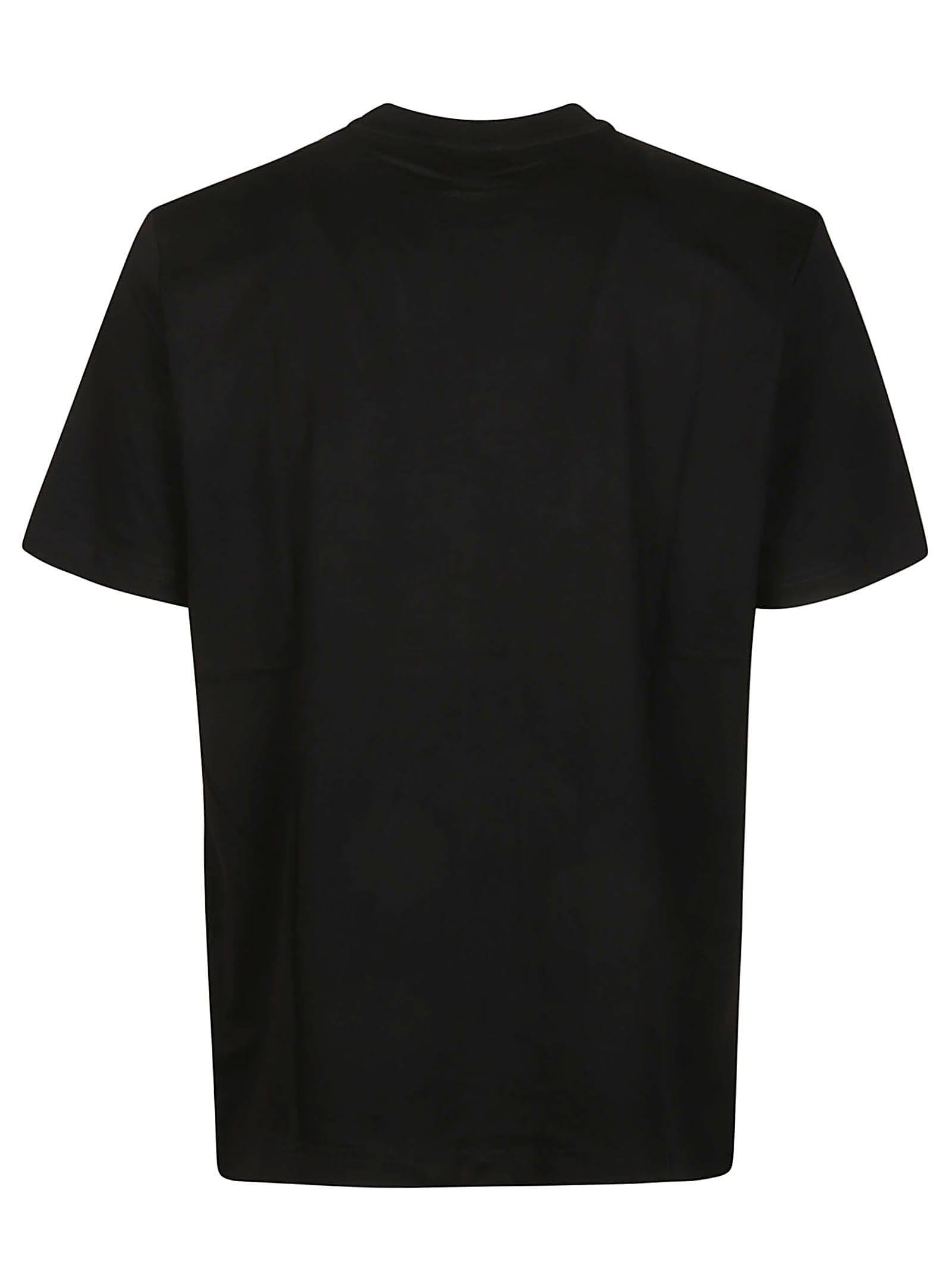 Shop Diesel T-just Micro-div T-shirt In Xx Black