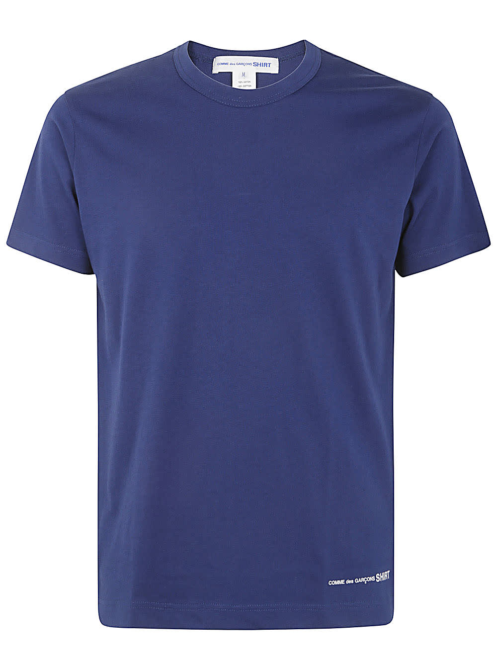 Shop Comme Des Garçons Shirt Mens T-shirt Knit In Navy