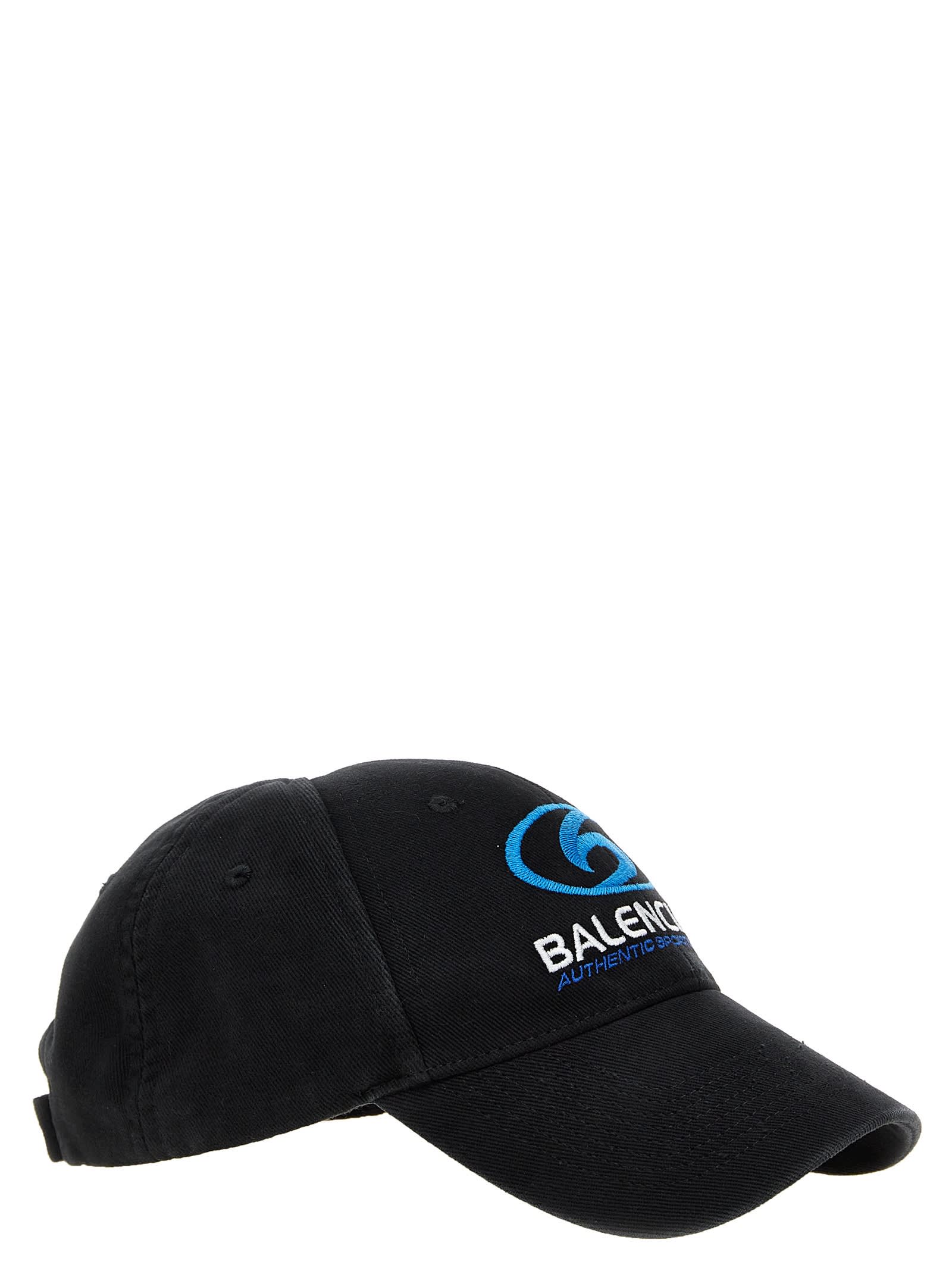 Shop Balenciaga Surfer Cap In Black