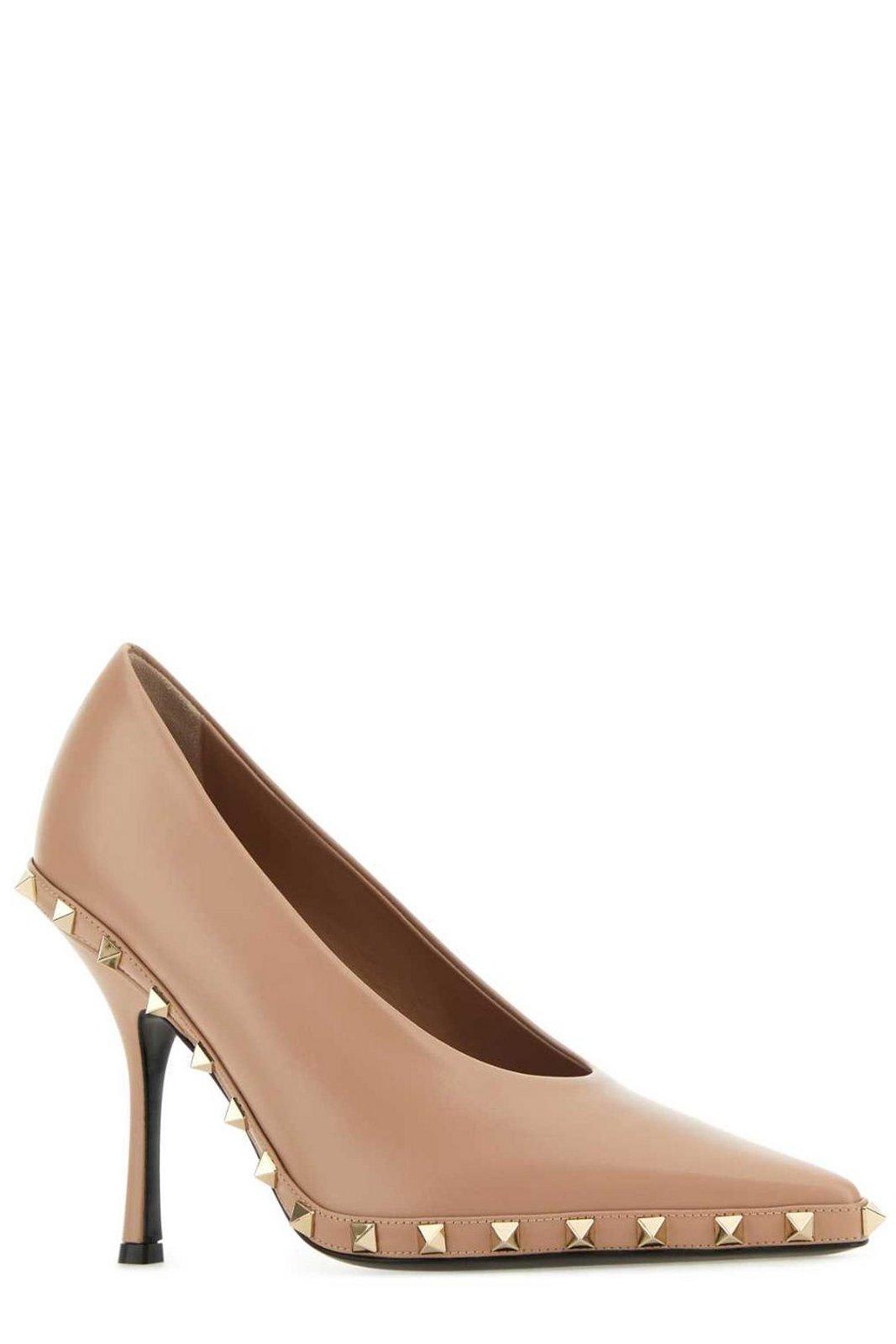 VALENTINO GARAVANI GARAVANI ROCKSTUD POINTED TOE PUMPS 