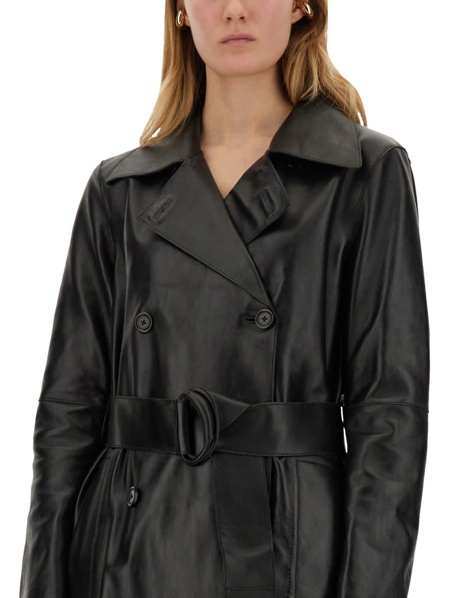 Shop Stand Studio Coat Paris In Black