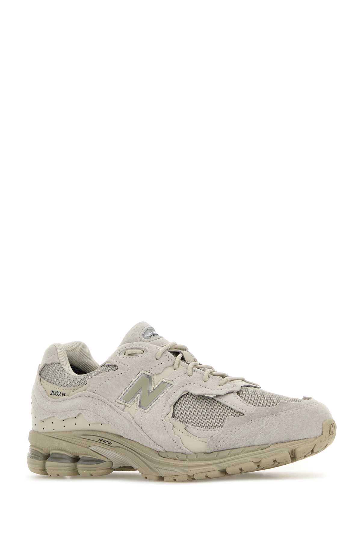 New Balance Sand Suede And Mesh 2002dx Protection Pack Sneakers In White
