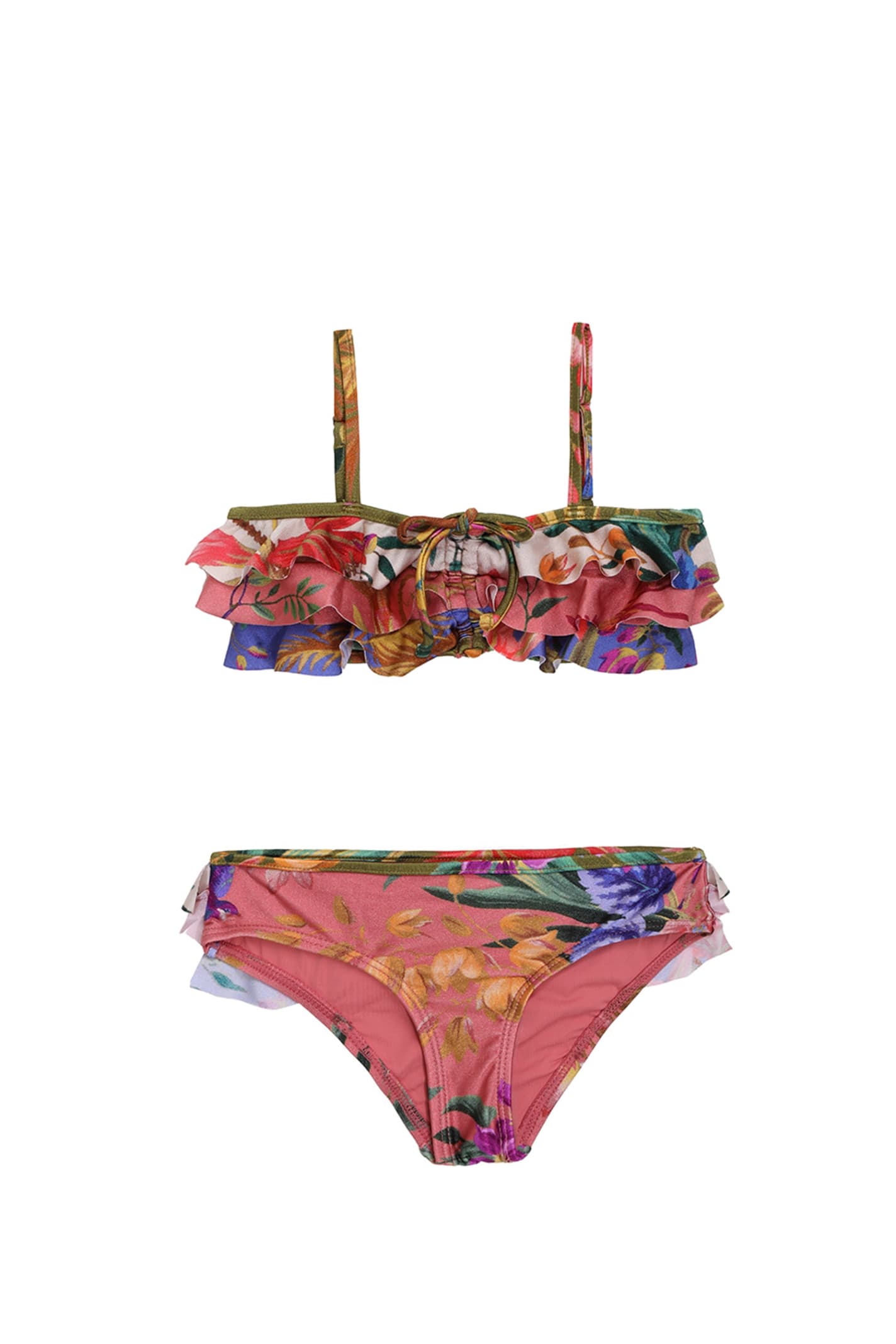 Zimmermann Bikini With Tropican Print