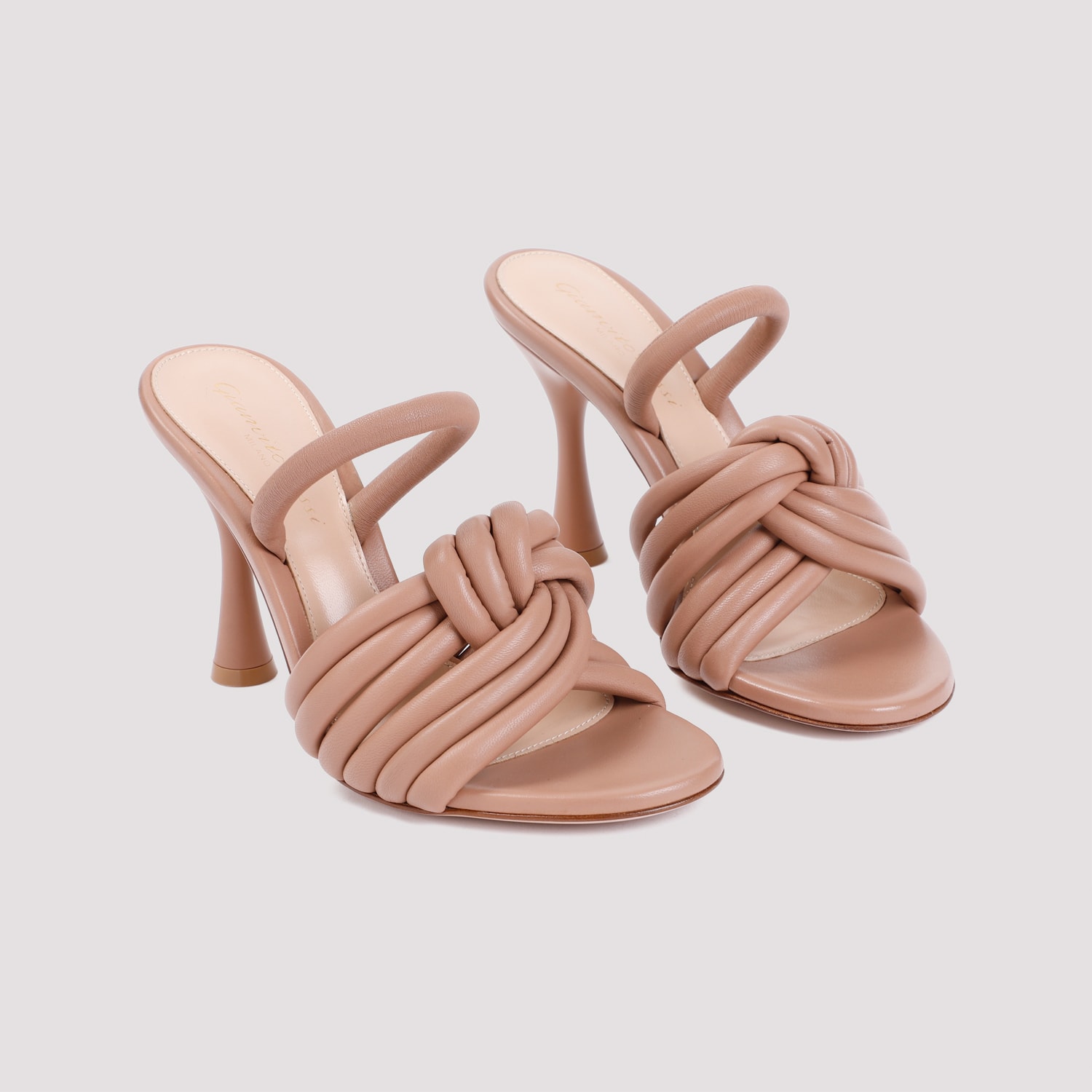 Shop Gianvito Rossi Sandal In Praline