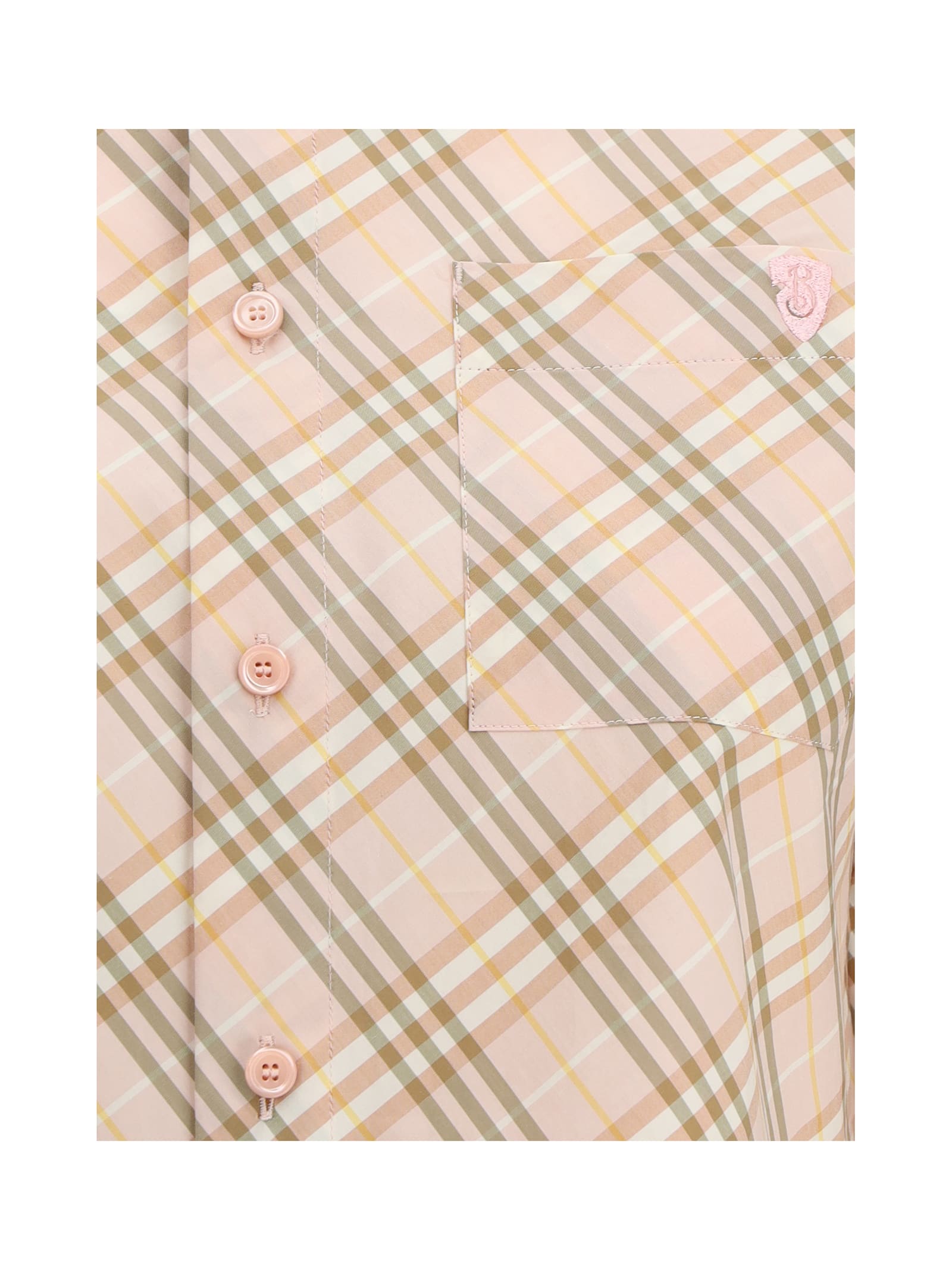 Burberry Archive Check Shirt In Floss Ip Check