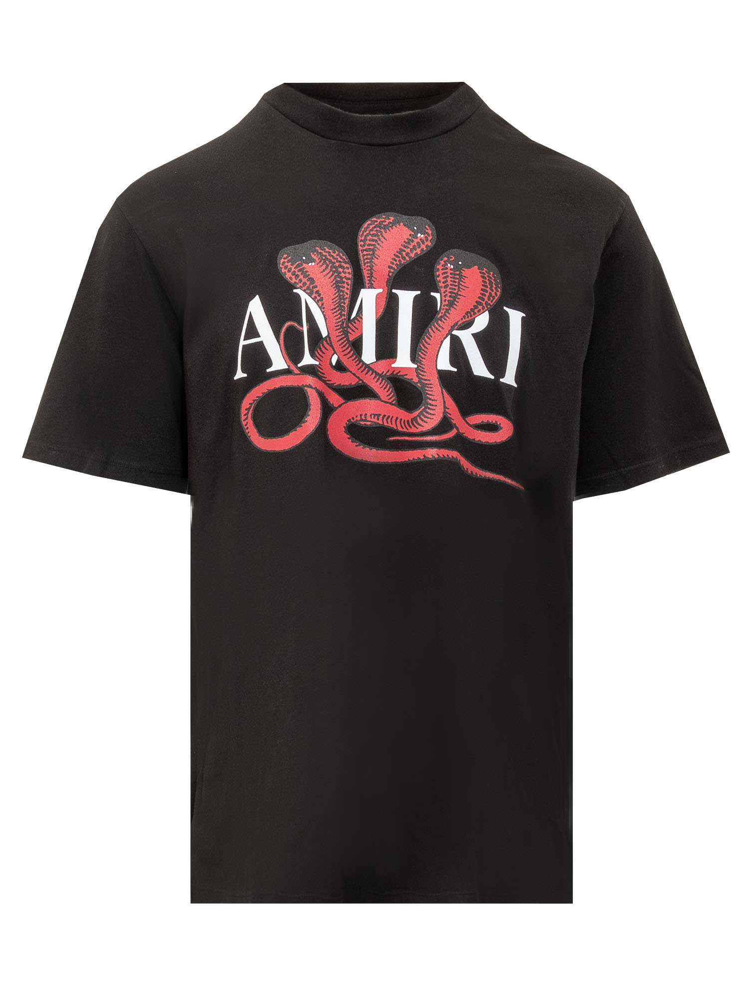 Shop Amiri Poison T-shirt In Black/red