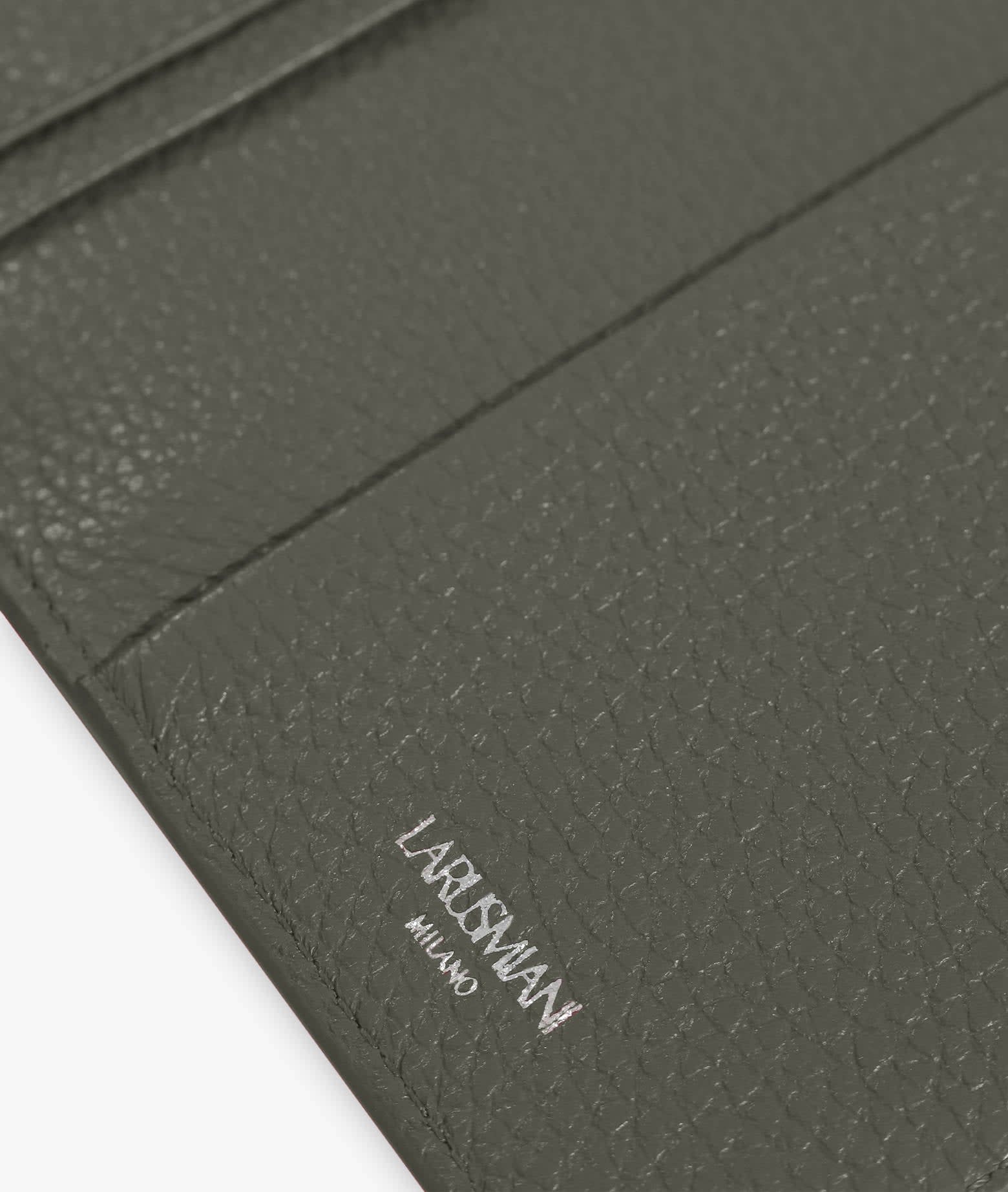 Larusmiani Vertical Card Holder St.moritz Wallet In Brown