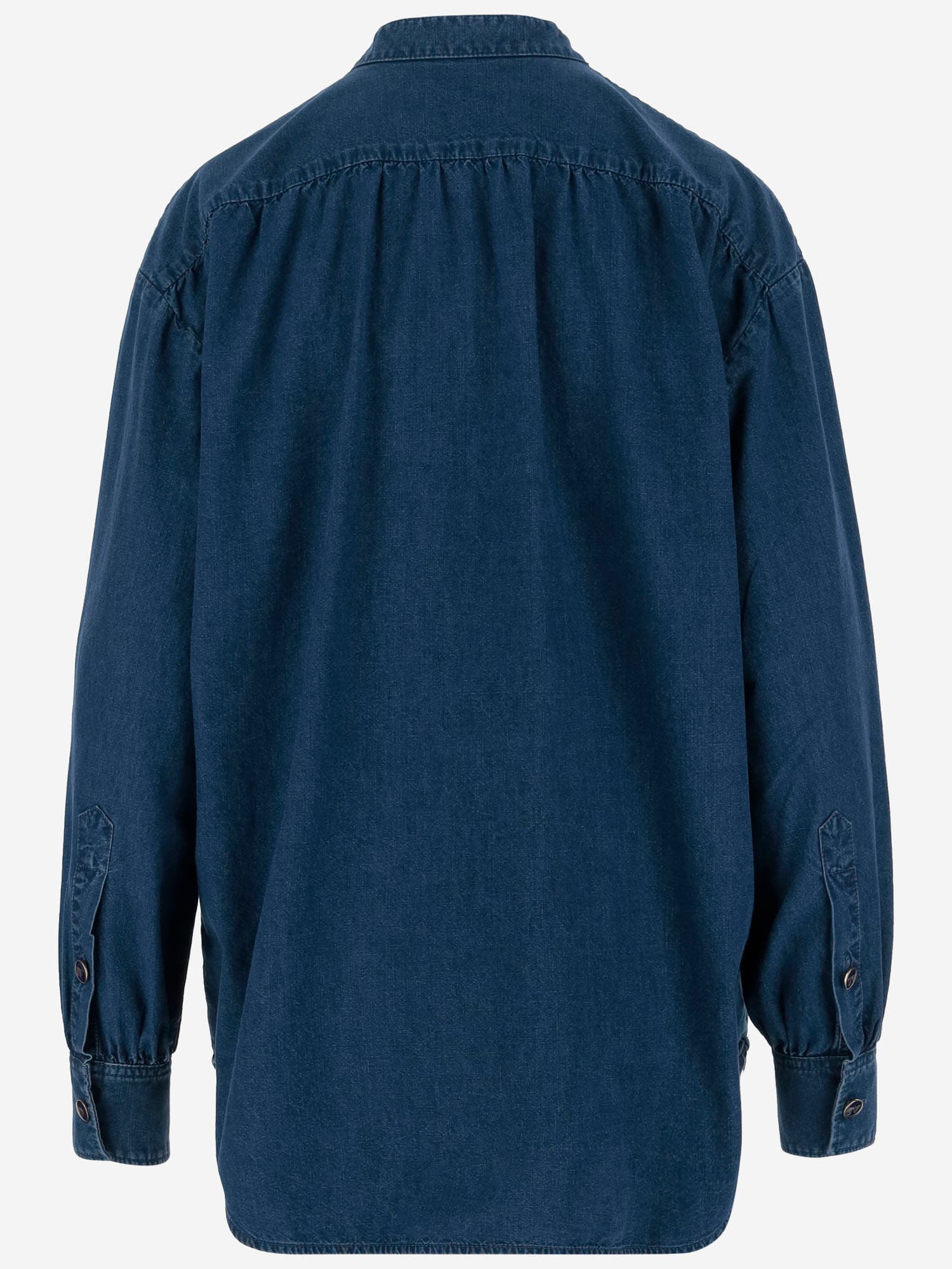 VALENTINO RUFFLE DENIM SHIRTS 
