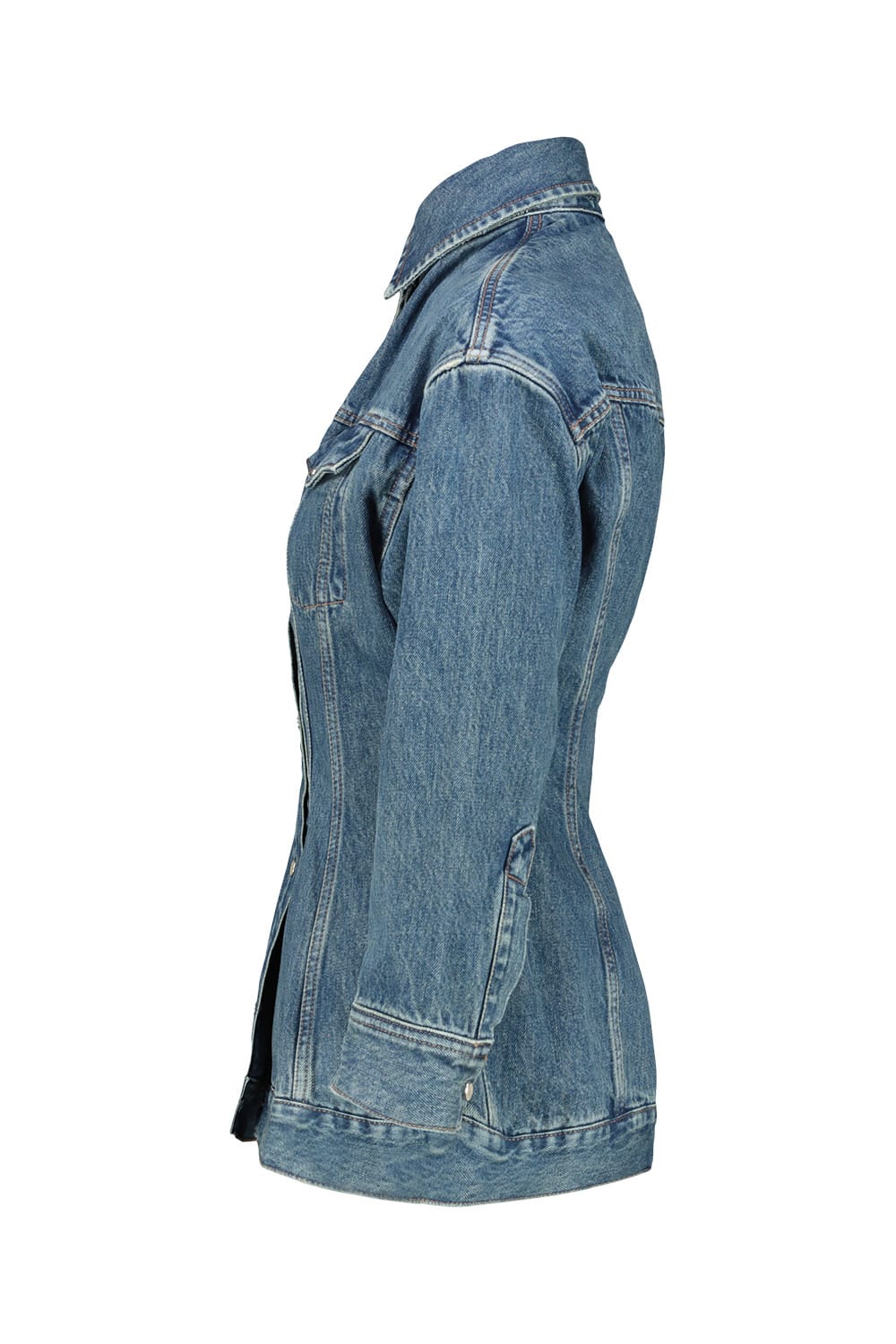 Wardrobe.nyc Denim Contour Jacket Clothing In Blue | ModeSens
