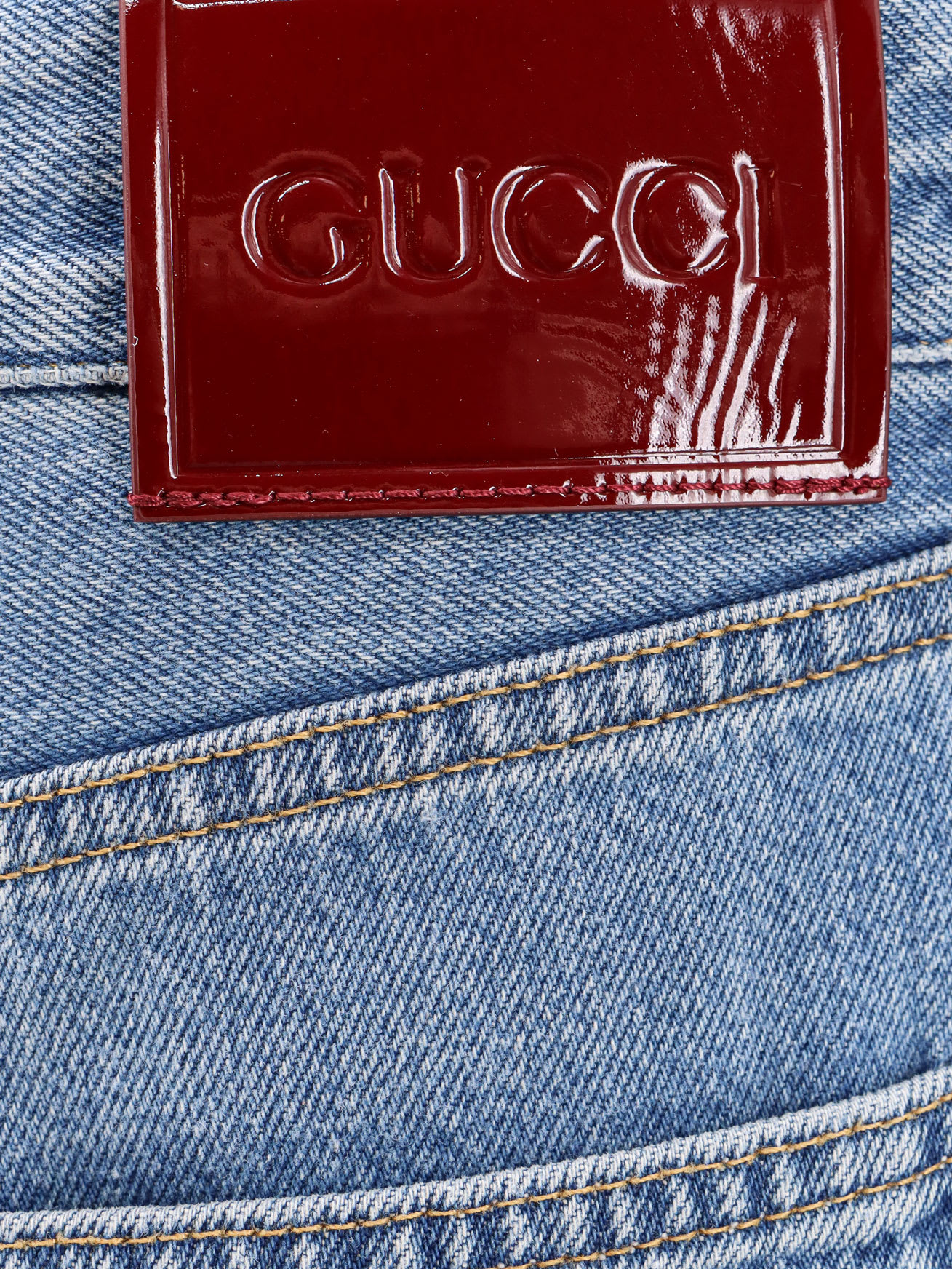 Shop Gucci Jeans In Blue