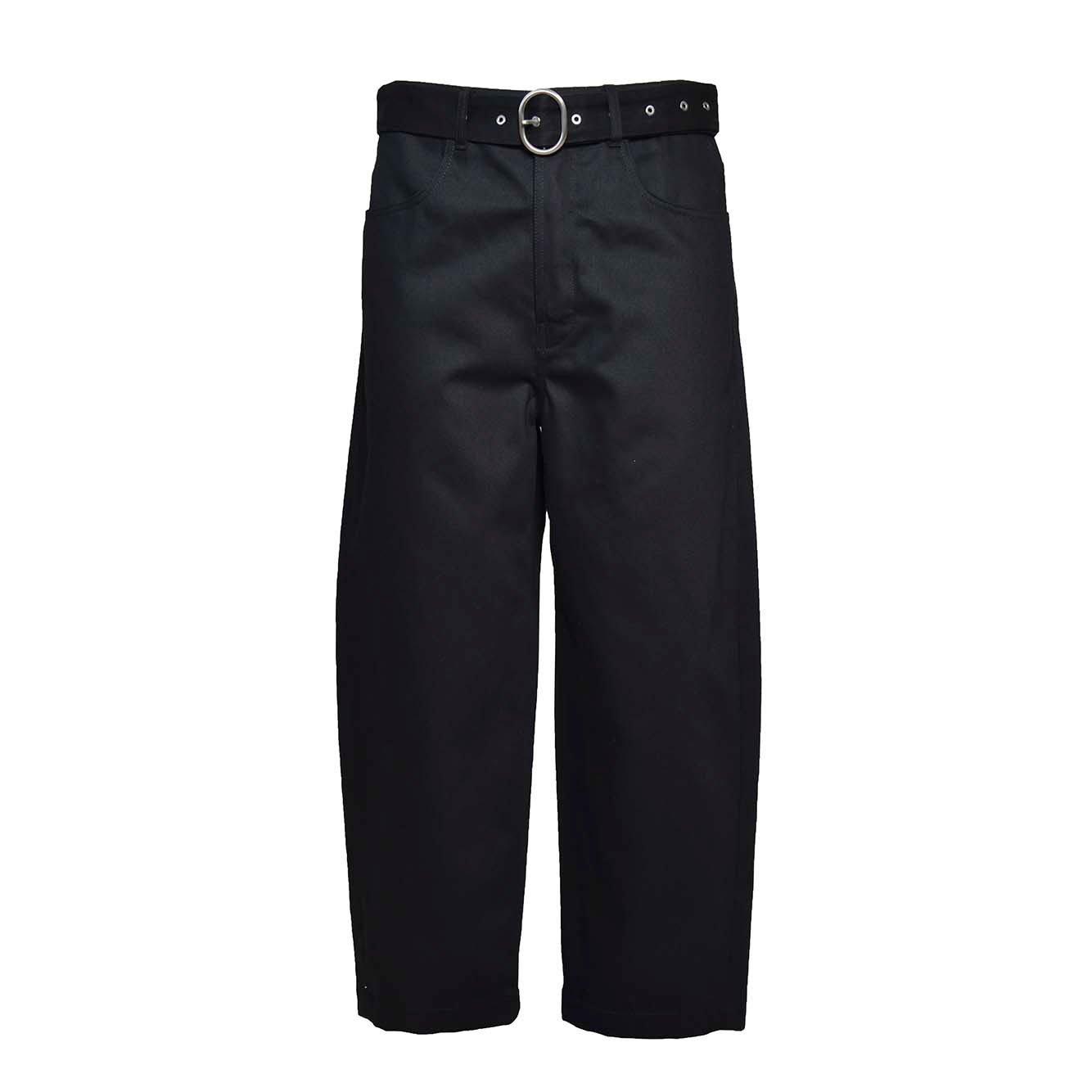 Shop Jil Sander Denim Trousers In Black