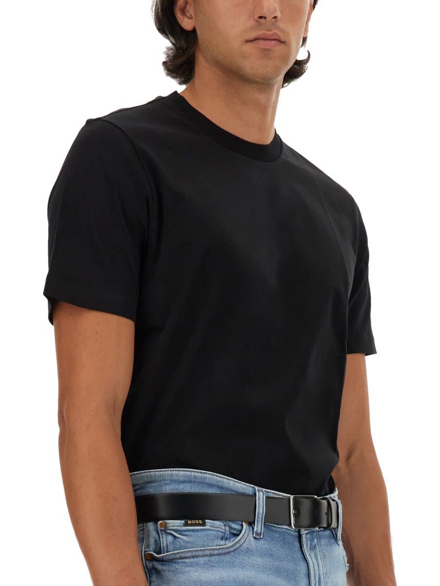 Shop Hugo Boss L-tesar T-shirt In Black