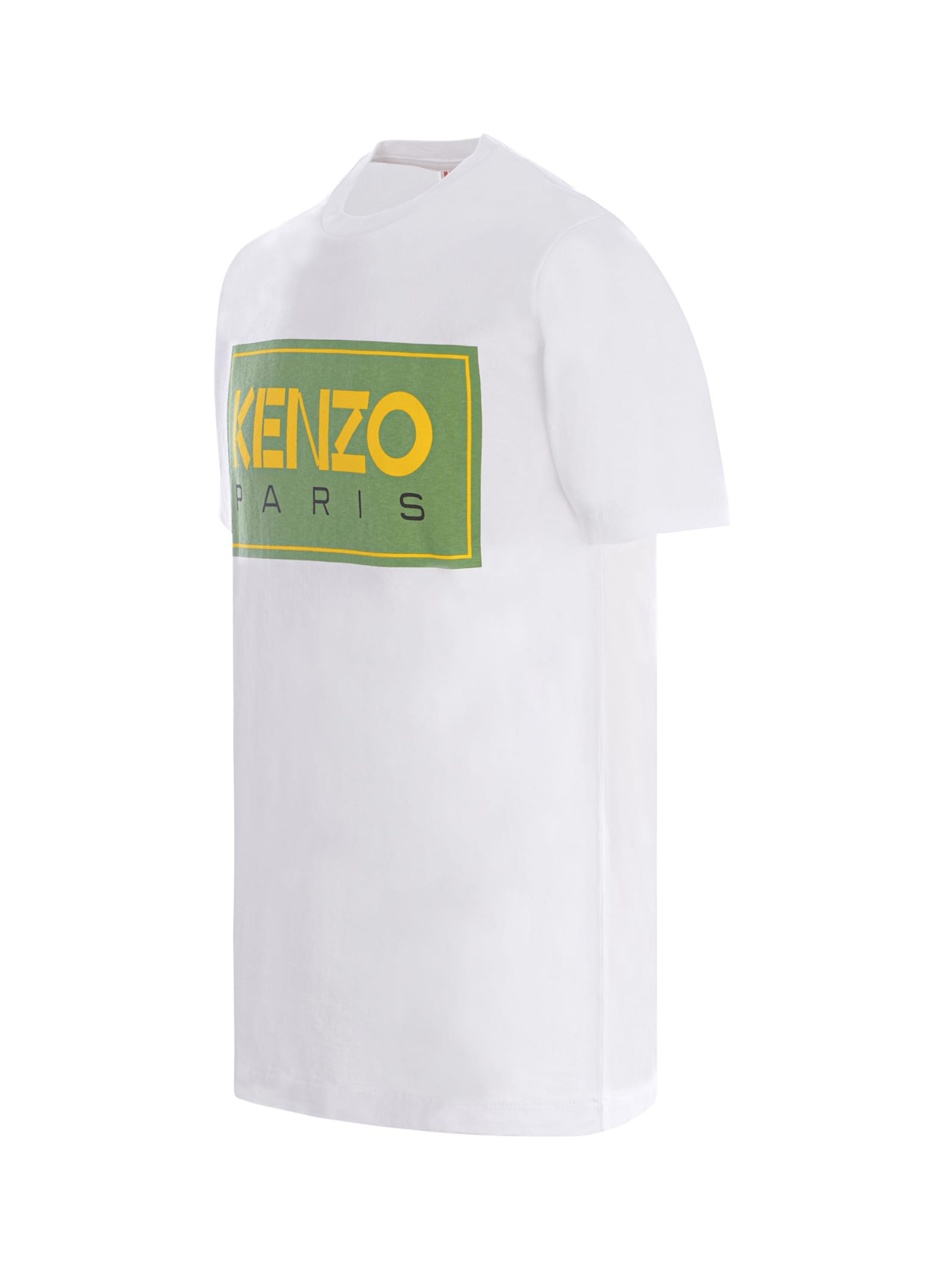 Shop Kenzo T-shirt  In Cotton In Bianco