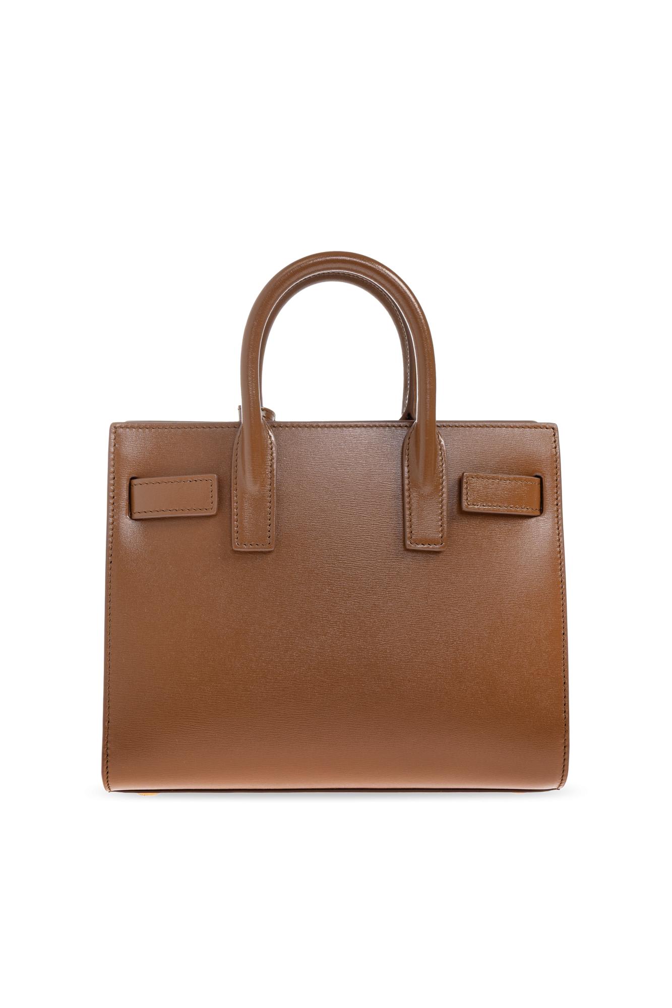 Saint Laurent Handbag Sac De Jour Nano In Brown