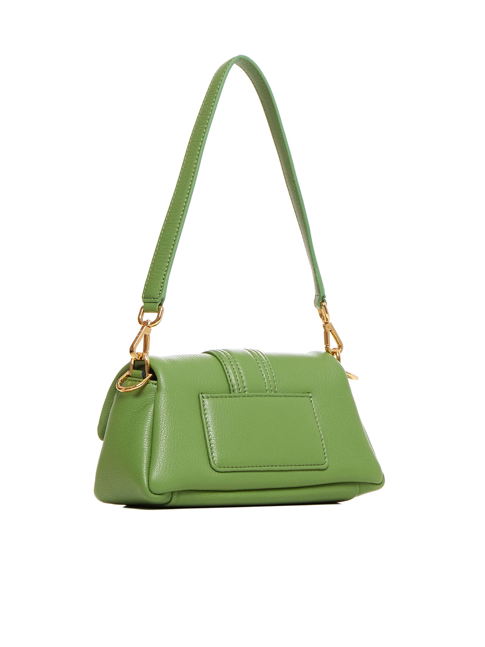 Shop Jacquemus Shoulder Bag In Green