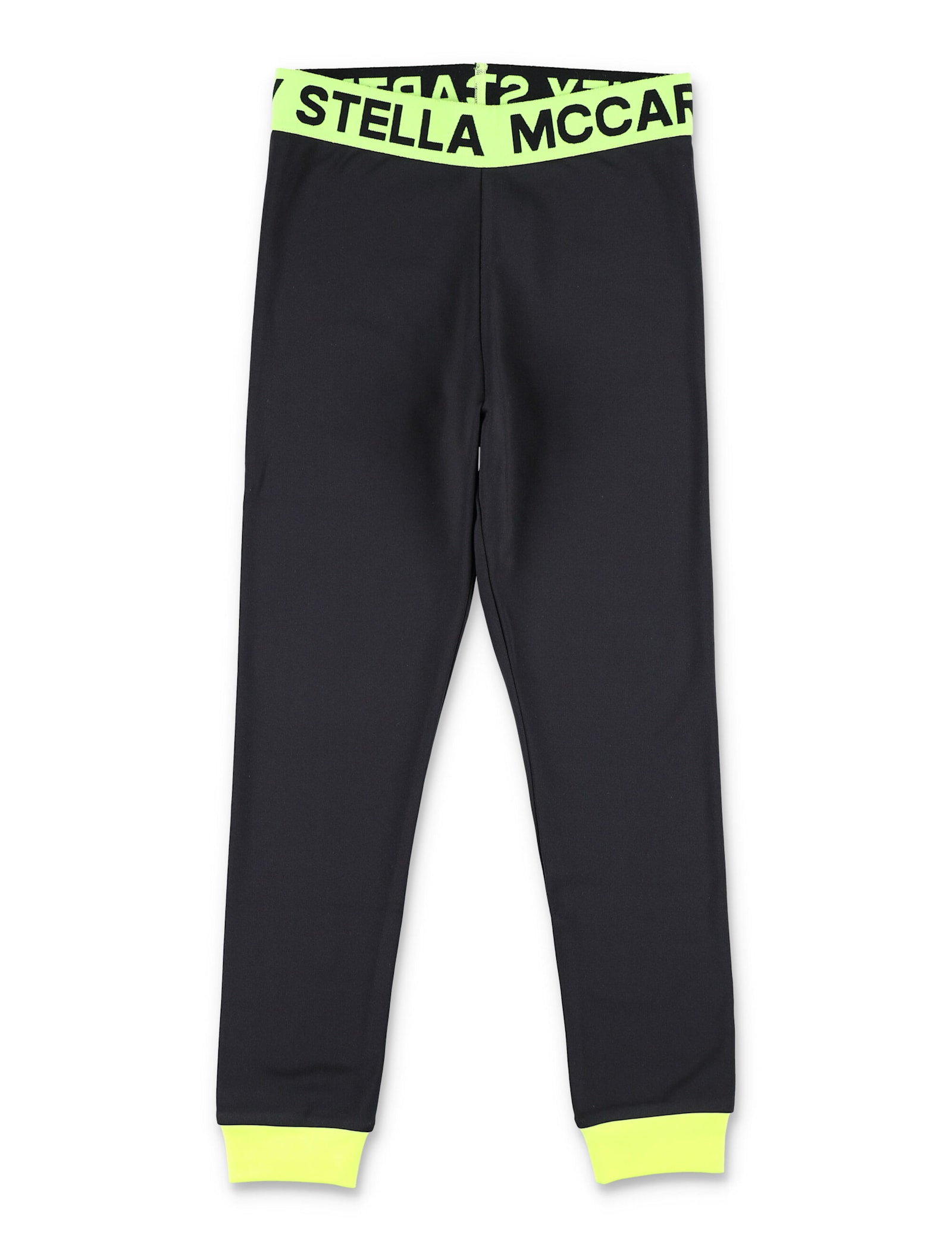 Stella Mccartney Kids Black Ski Set With Neon Details In Black