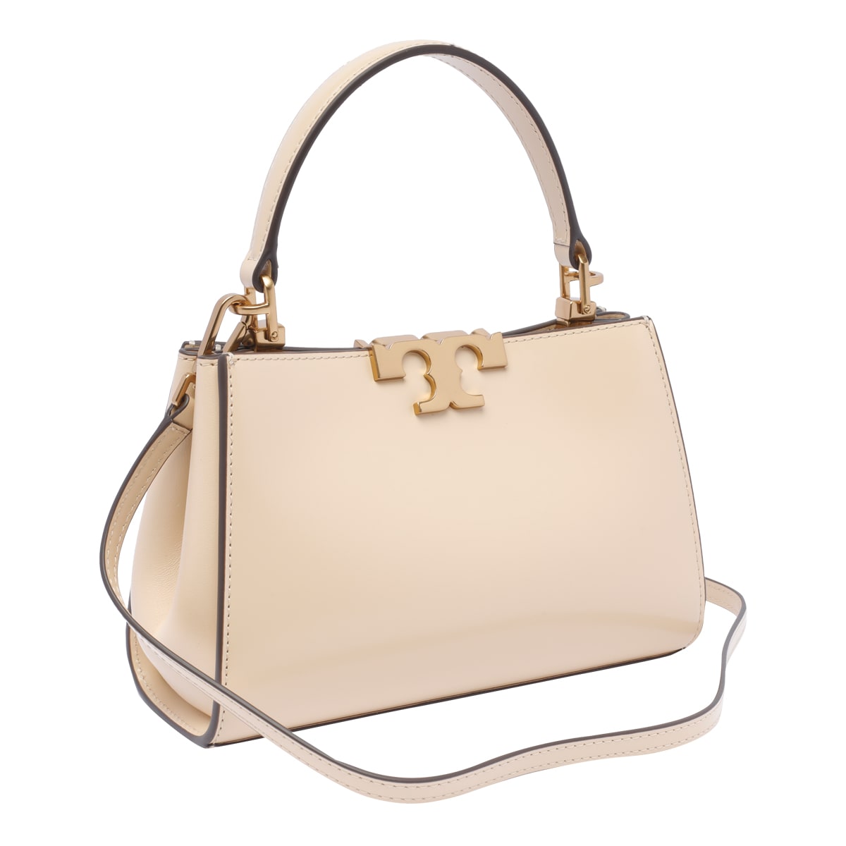 Tory Burch Mini Eleanor Satchel Bag In Beige