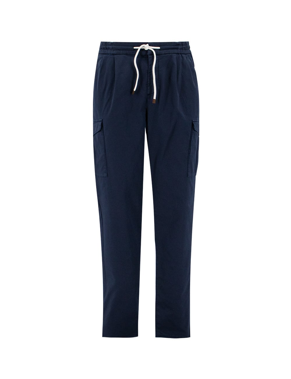 Shop Brunello Cucinelli Trousers In Navy