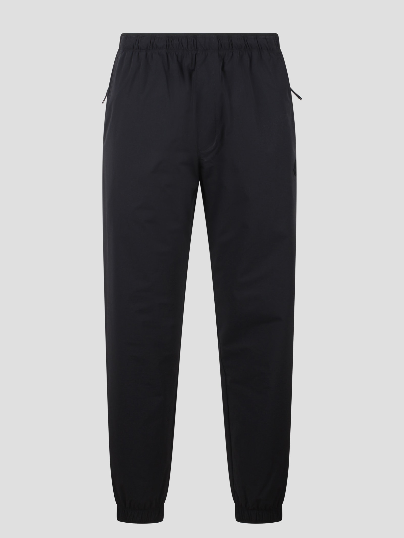 Shop Moncler Sports Trousers In Black